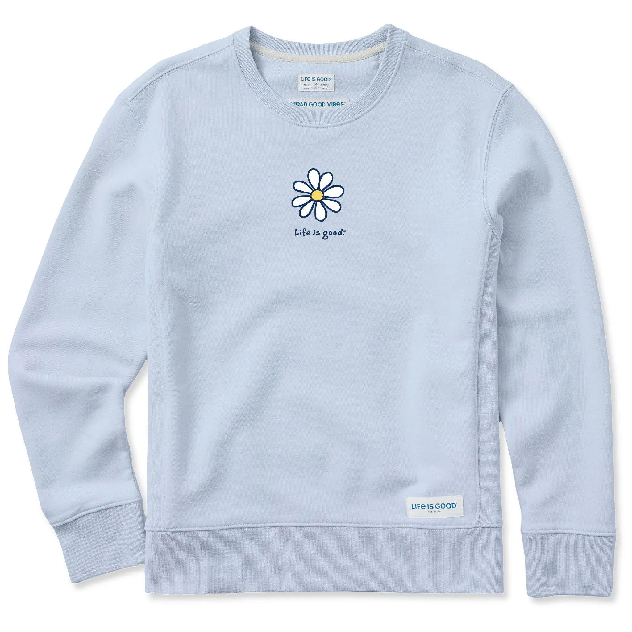 Women's LIG Daisy Simply True Fleece Crew Life is Good