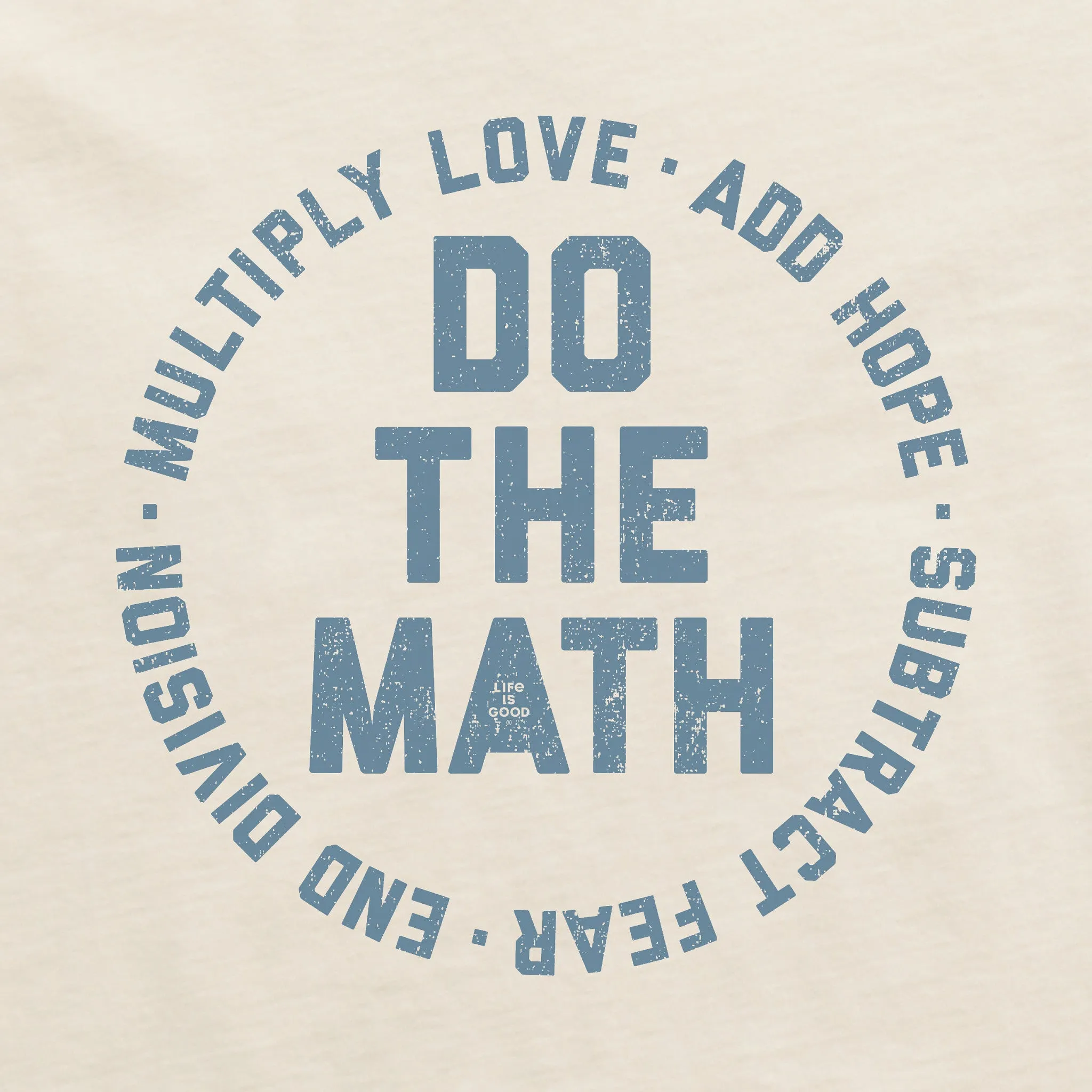 Women's LIG Do The Math Simply True Crew Life is Good