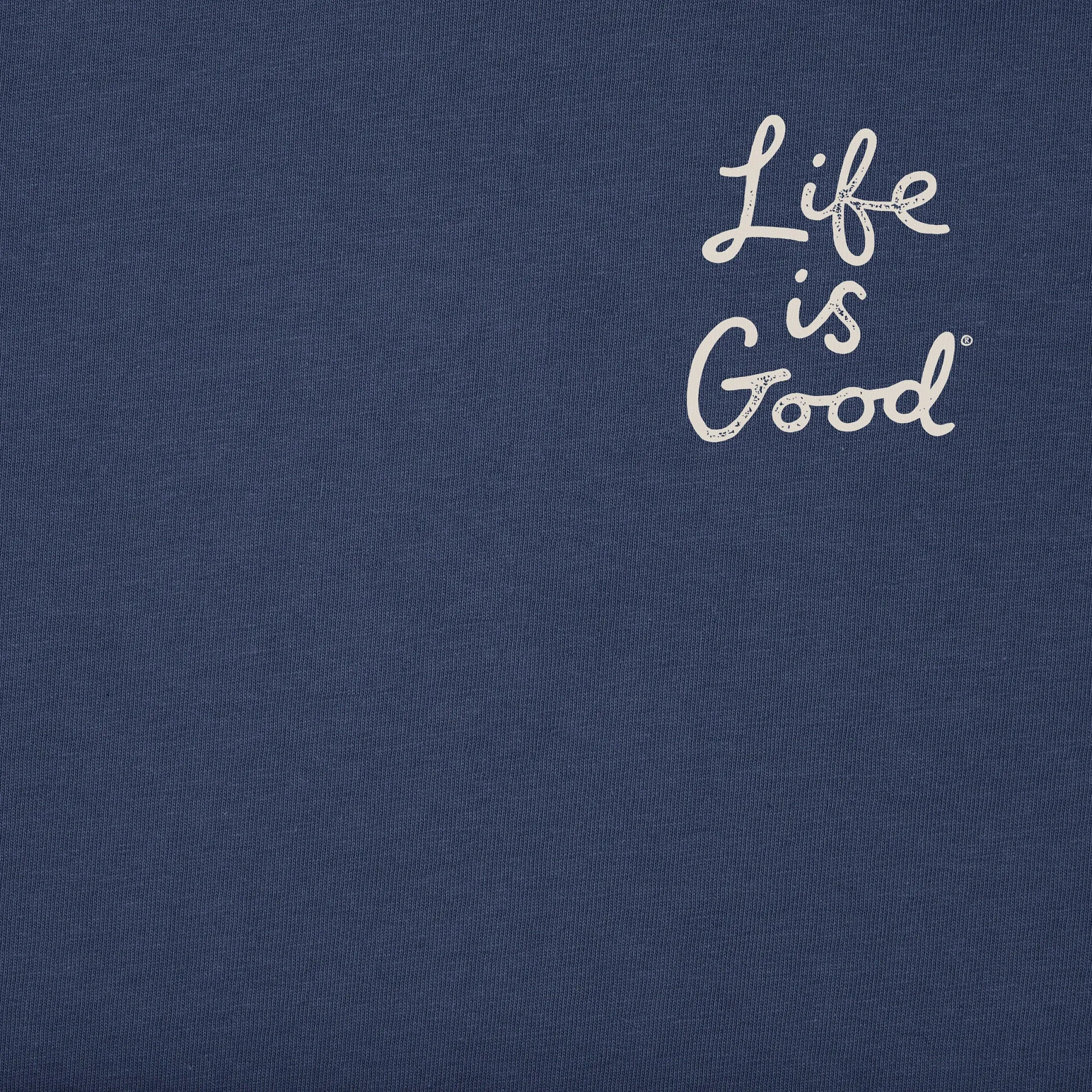 Women's LIG Scribble Simply True Crew Life is Good