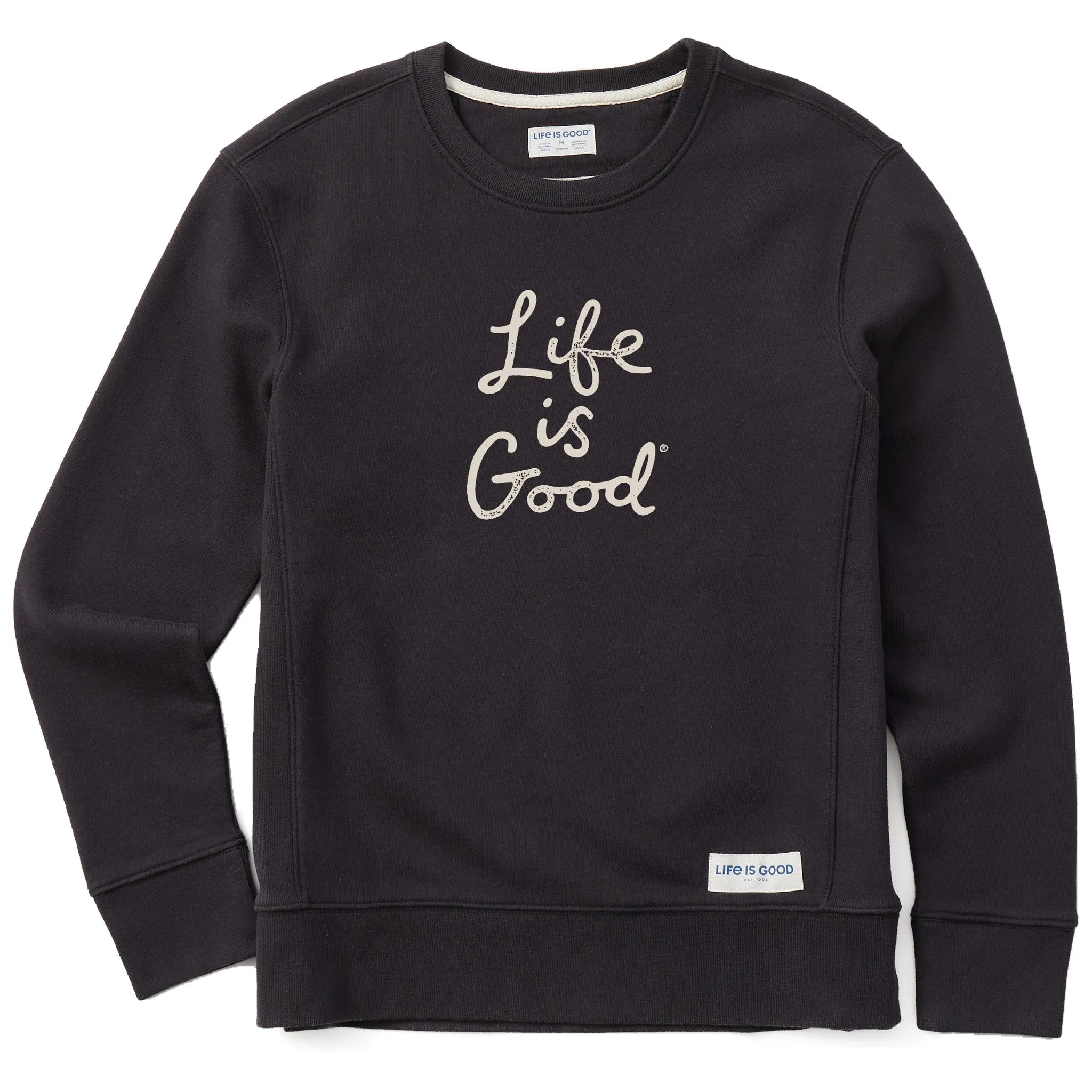 Women's LIG Scribble Simply True Fleece Crew Life is Good