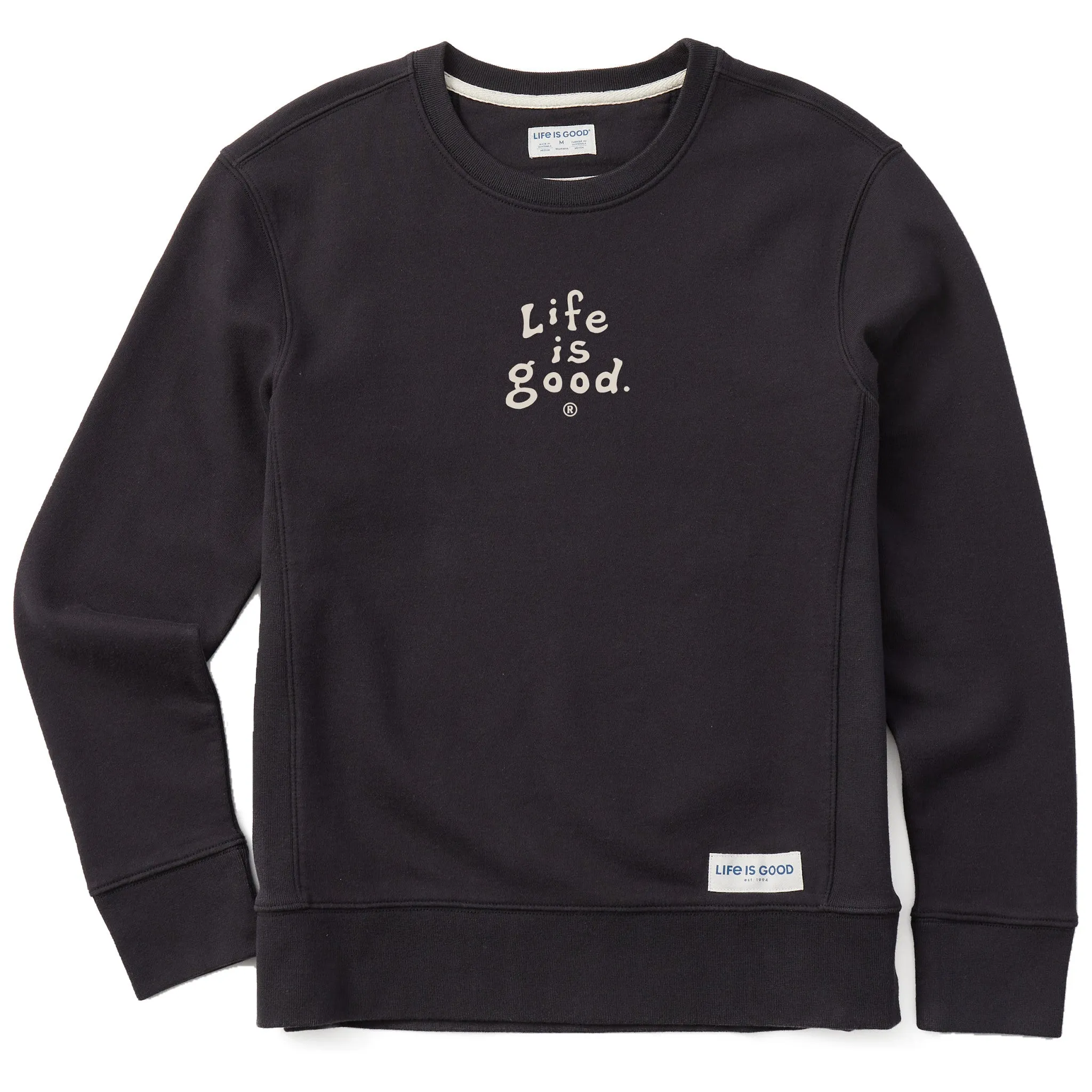 Women's LIG Vintage Wordmark Stacked Simply True Crew Life is Good