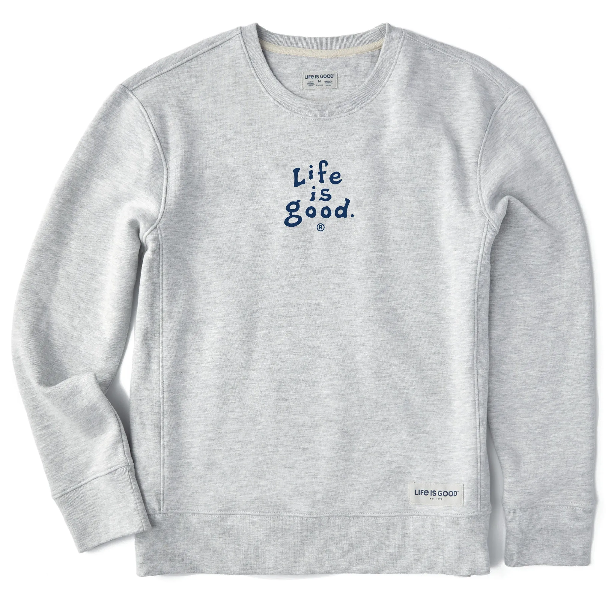 Women's LIG Vintage Wordmark Stacked Simply True Crew Life is Good