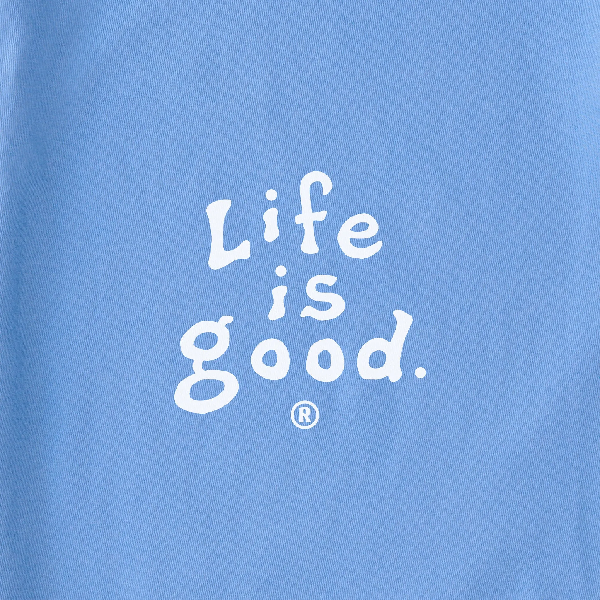 Women's LIG Vintage Wordmark Stacked Simply True Crew Life is Good