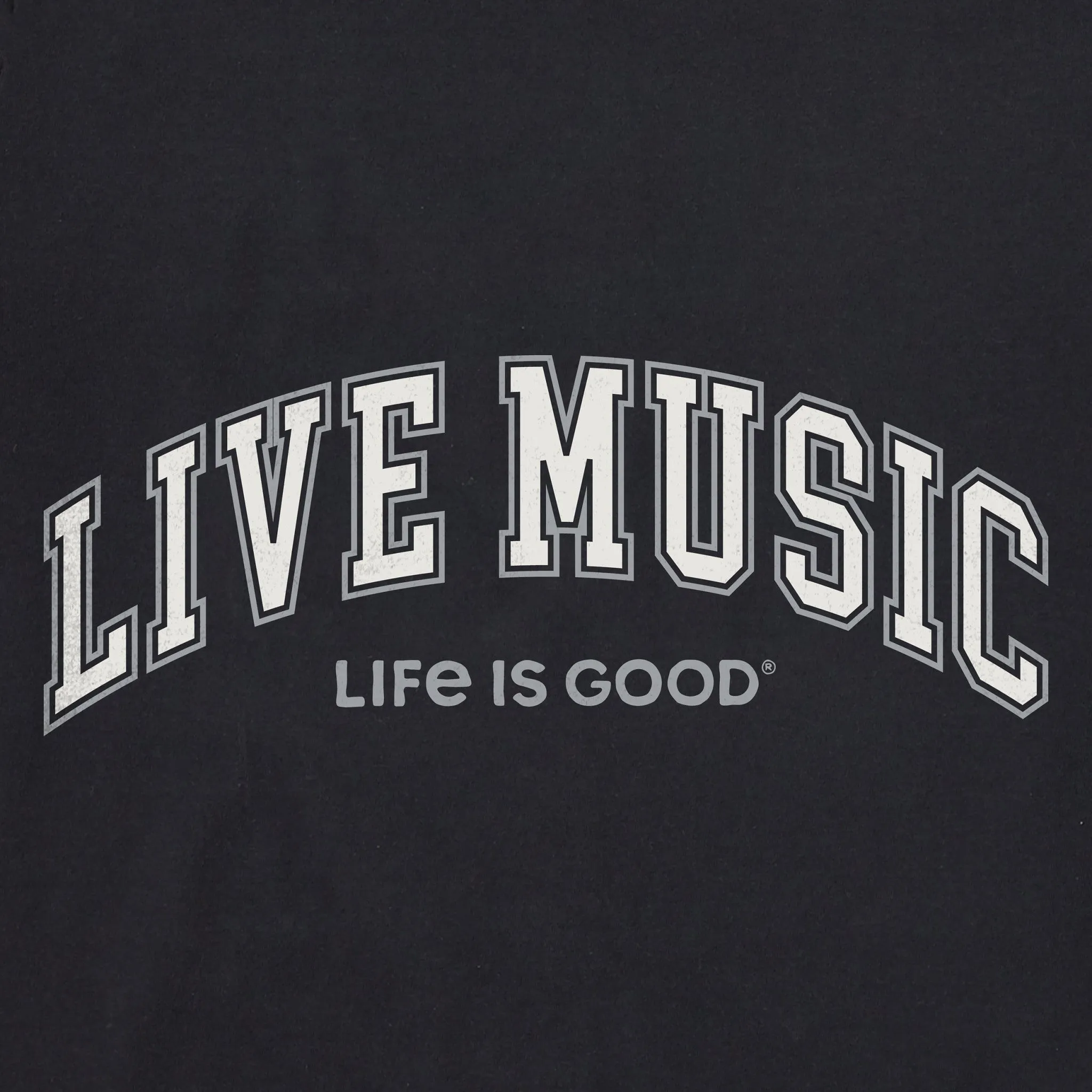 Women's Live Music Arch Simply True Fleece Hoodie Life is Good