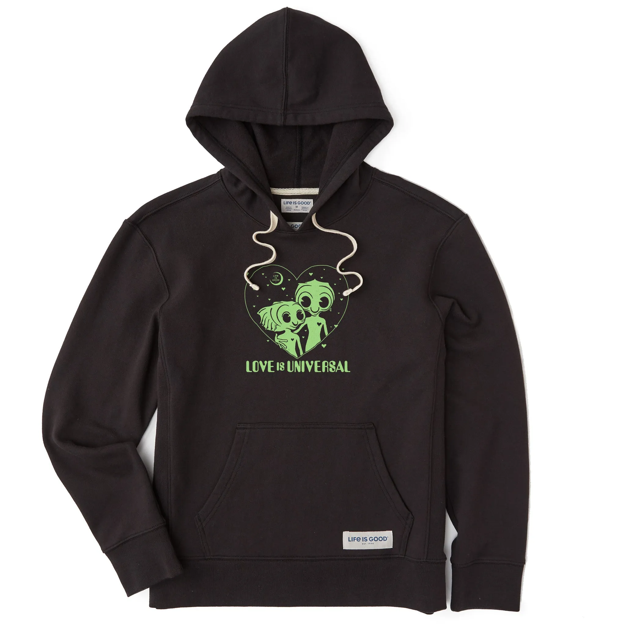 Women's Love is Universal Aliens Simply True Fleece Hoodie Life is Good