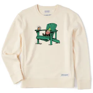 Women's Lucky Chair Simply True Crew Life is Good