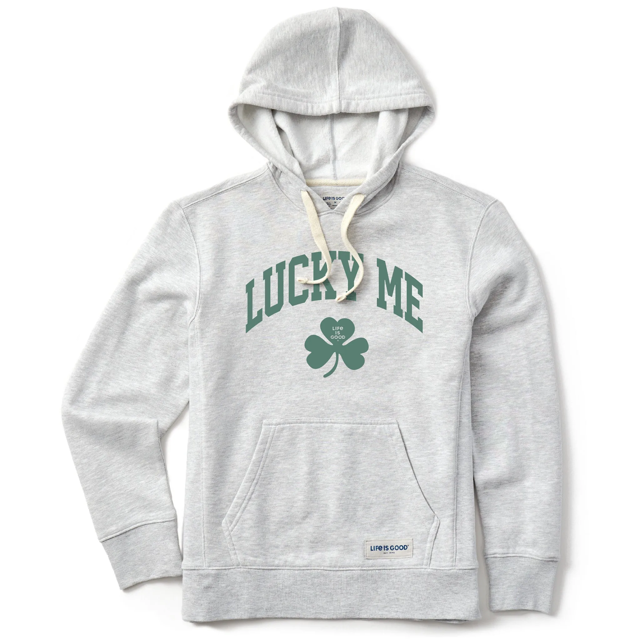 Women's Lucky Me Arch Simply True Fleece Hoodie Life is Good