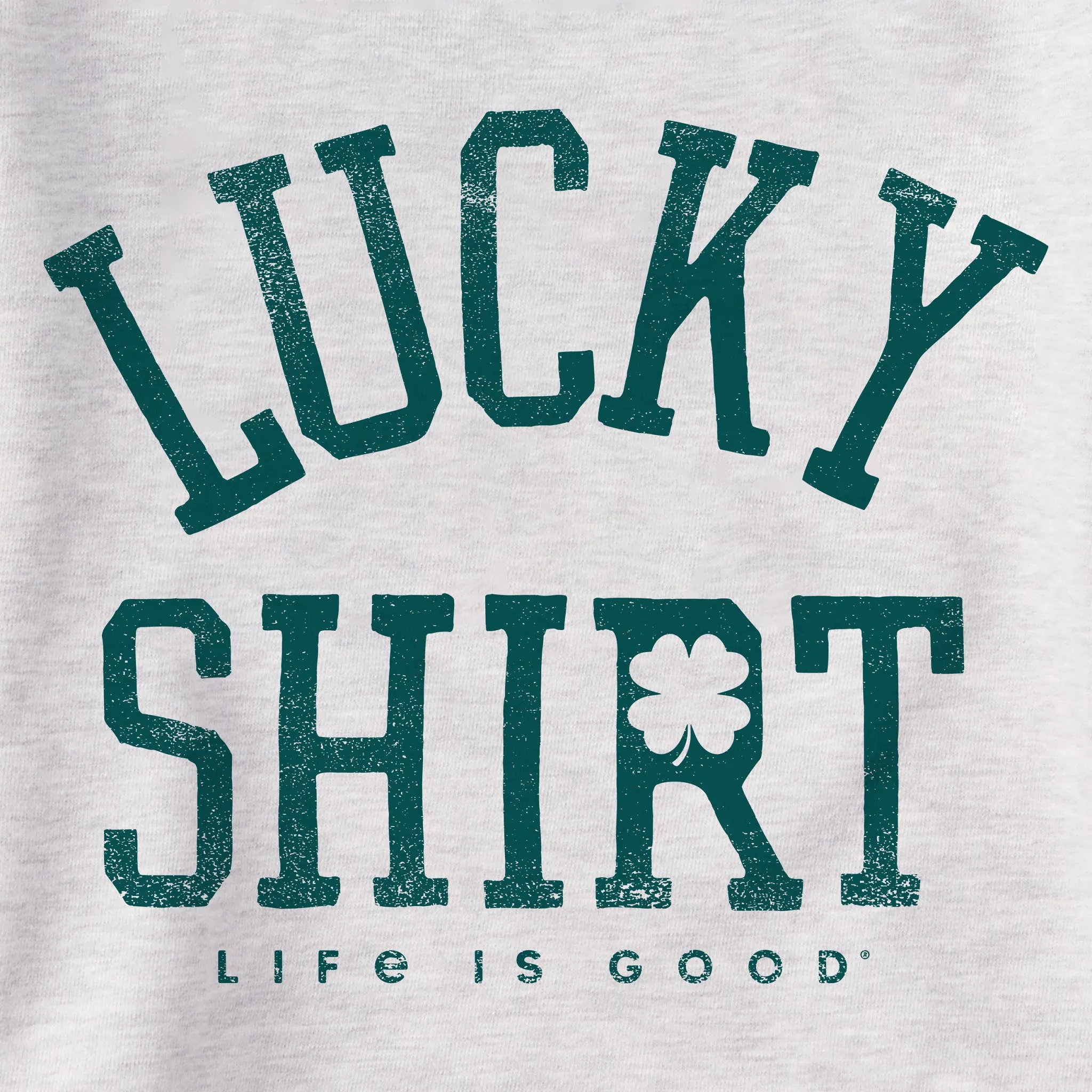 Women's Lucky Shirt Simply True Crew Life is Good