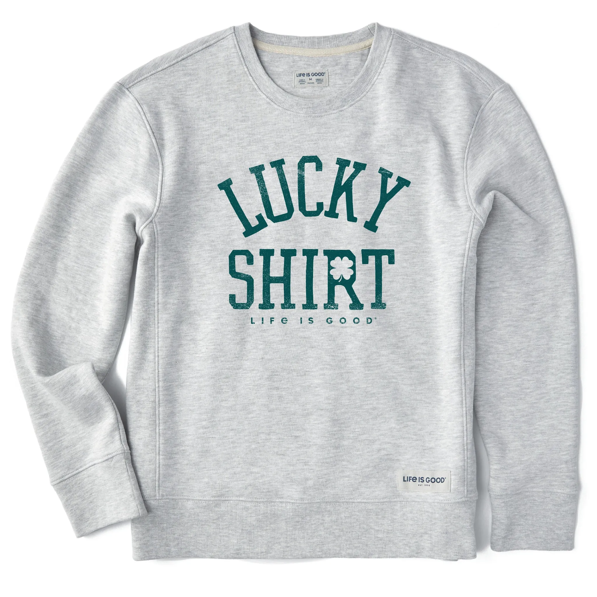 Women's Lucky Shirt Simply True Crew Life is Good