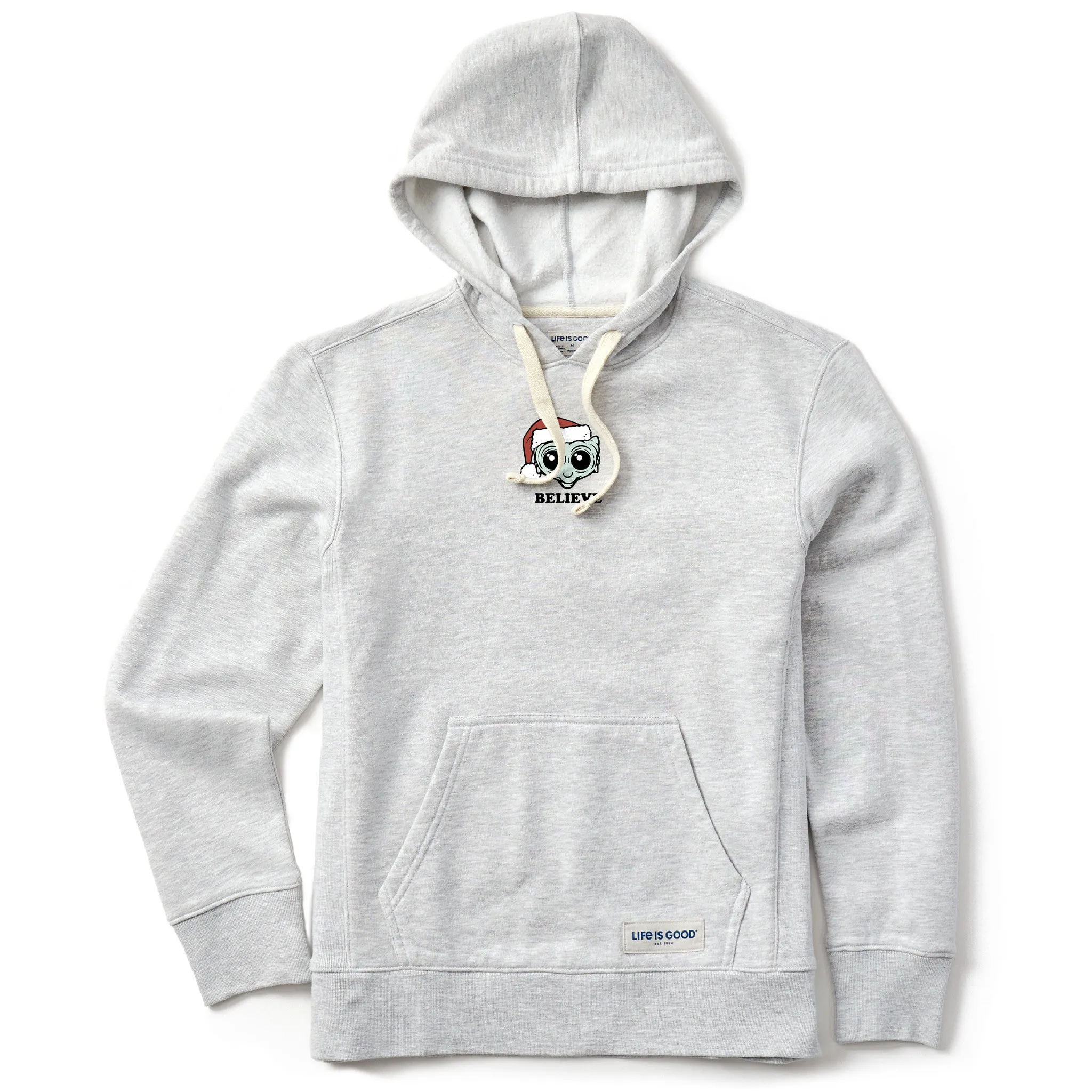 Women's Mini Believe in Aliens Simply True Fleece Hoodie Life is Good