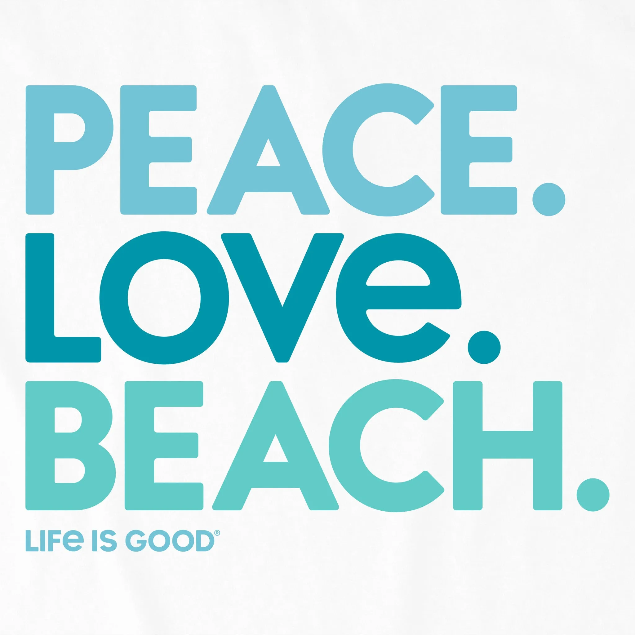 Women's Peace Love Beach Simply True Fleece Hoodie Life is Good