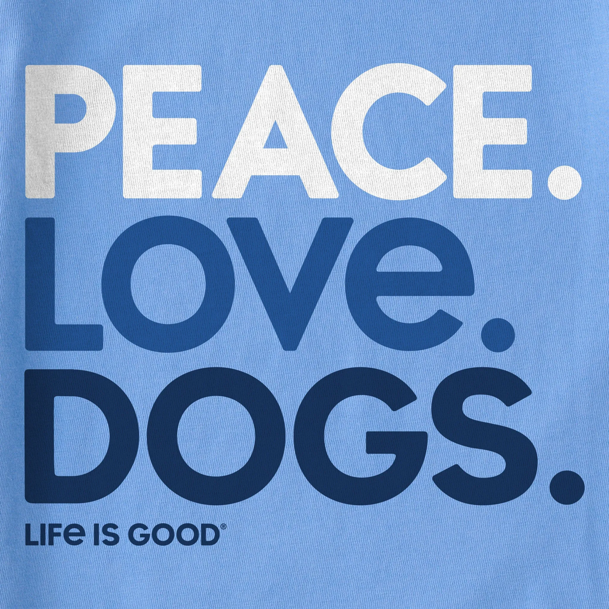 Women's Peace Love Dogs Simply True Fleece Hoodie Life is Good