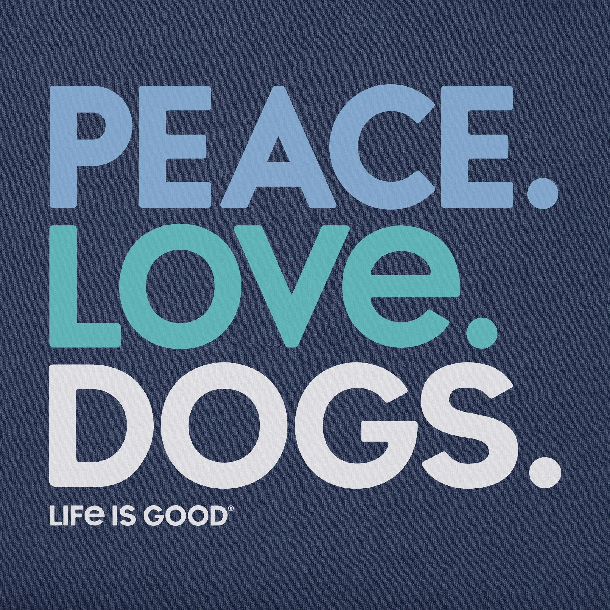 Women's Peace Love Dogs Simply True Fleece Hoodie Life is Good