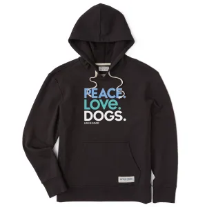 Women's Peace Love Dogs Simply True Fleece Hoodie Life is Good