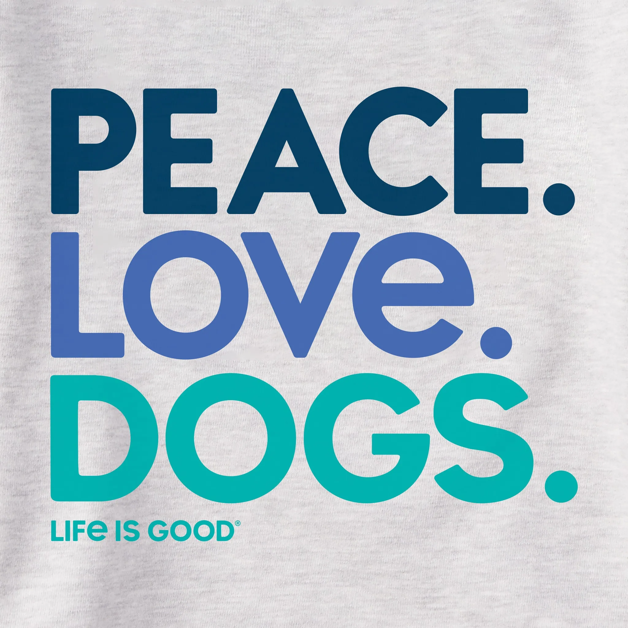 Women's Peace Love Dogs Simply True Fleece Hoodie Life is Good