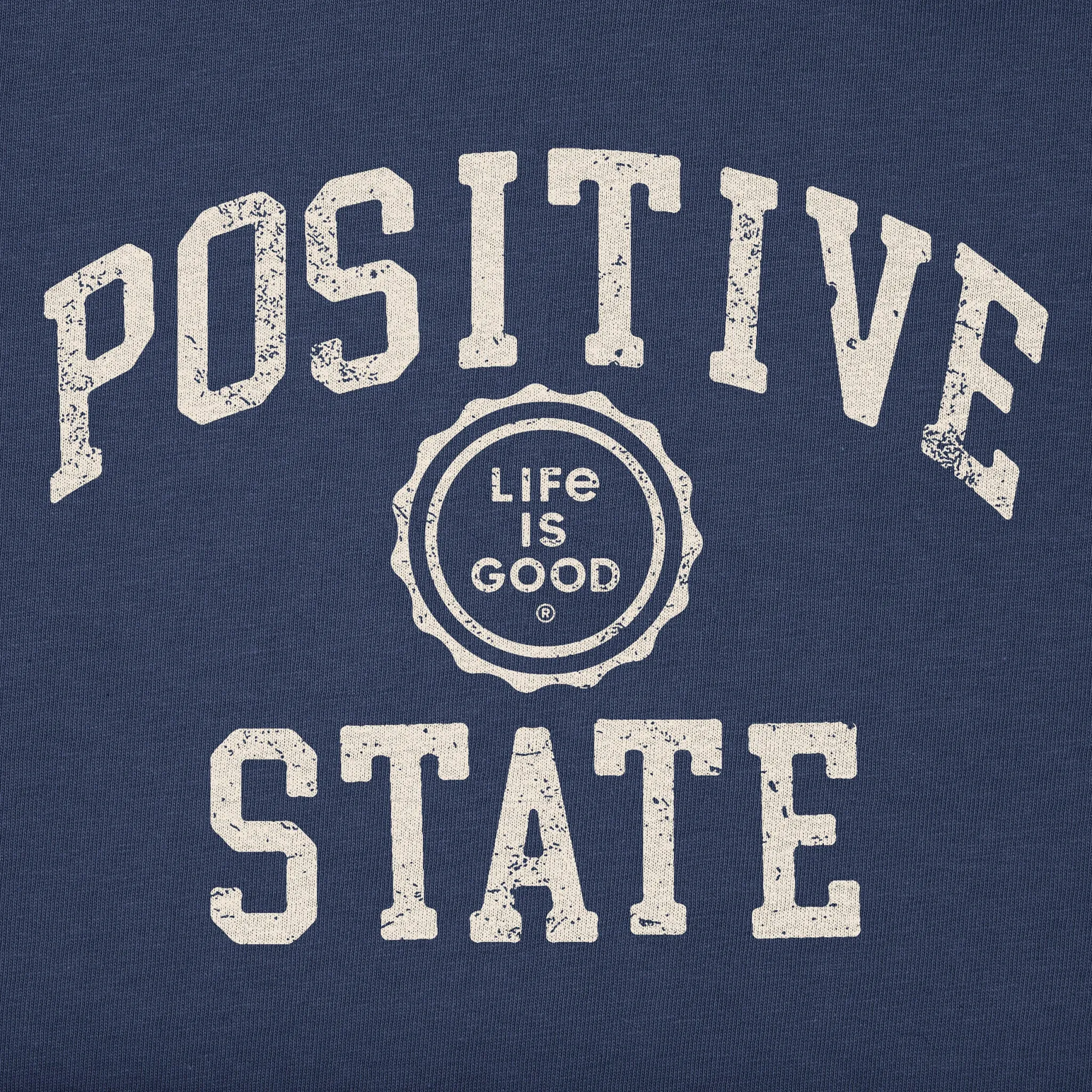 Women's Positive State Simply True Fleece Crew Life is Good
