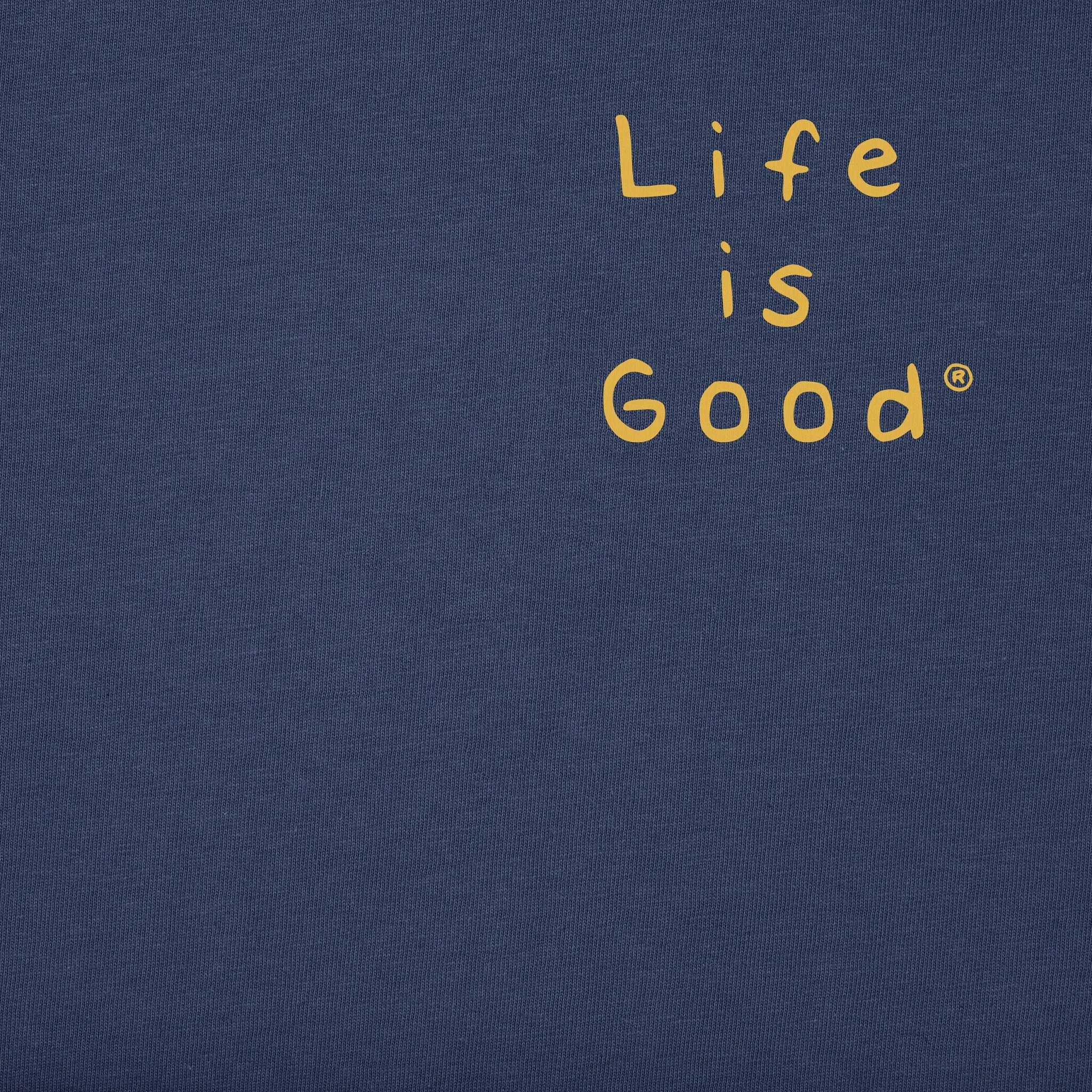 Women's Quirky Smiling Sun Simply True Crew Life is Good