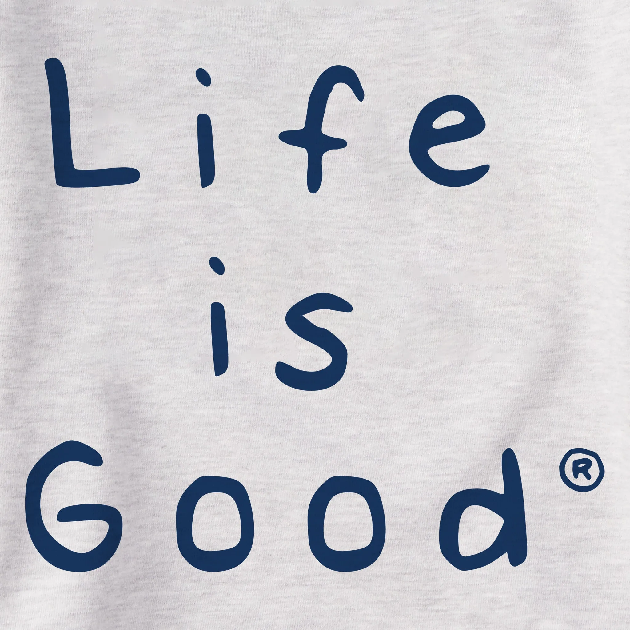 Women's Quirky Stacked LIG Simply True Fleece Crew Life is Good
