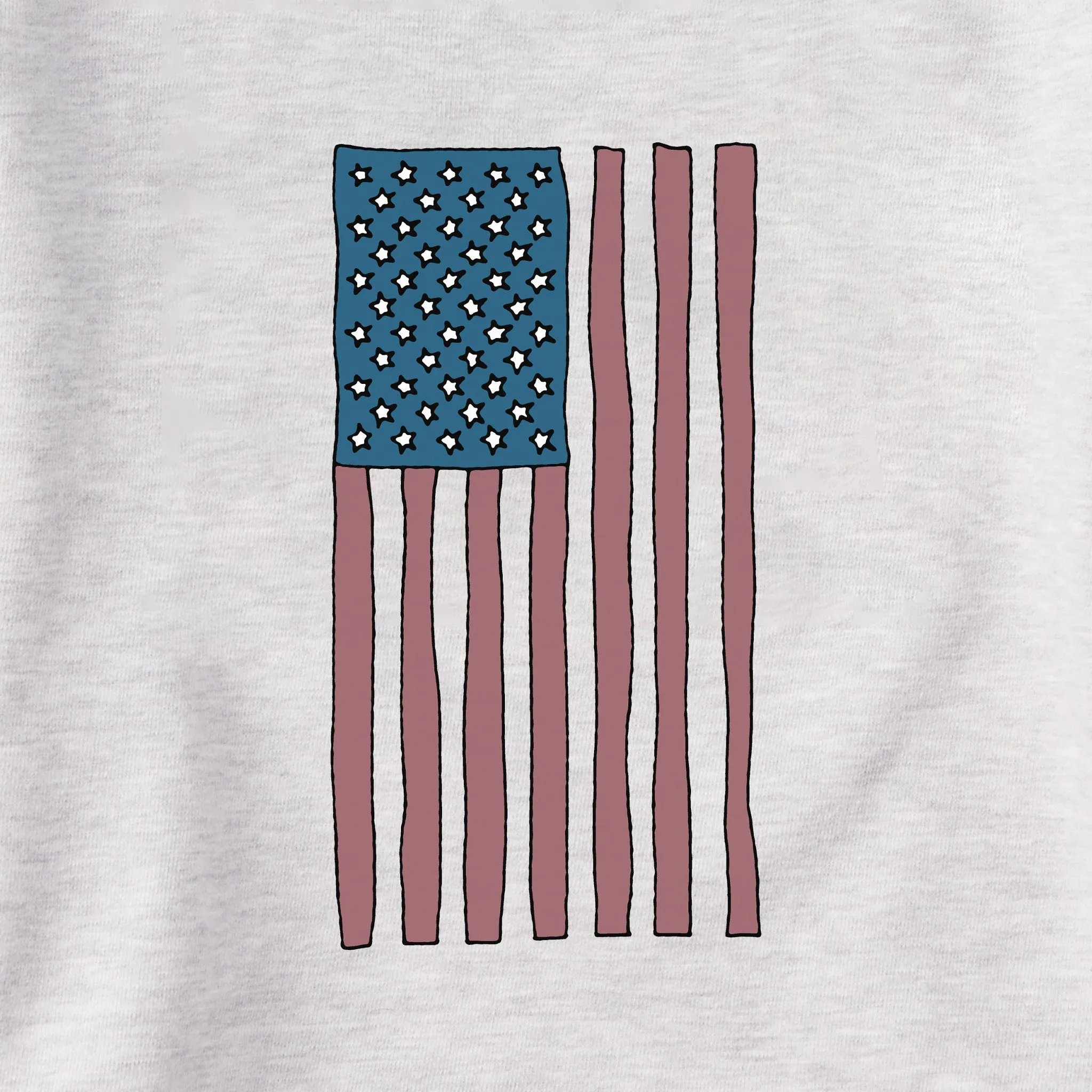 Women's Quirky Vertical Flag Simply True Crew Life is Good