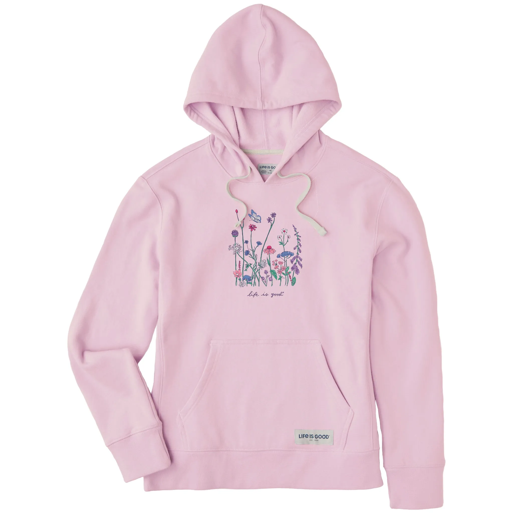Women's Realaxed Wildflowers Simply True Fleece Hoodie Life is Good