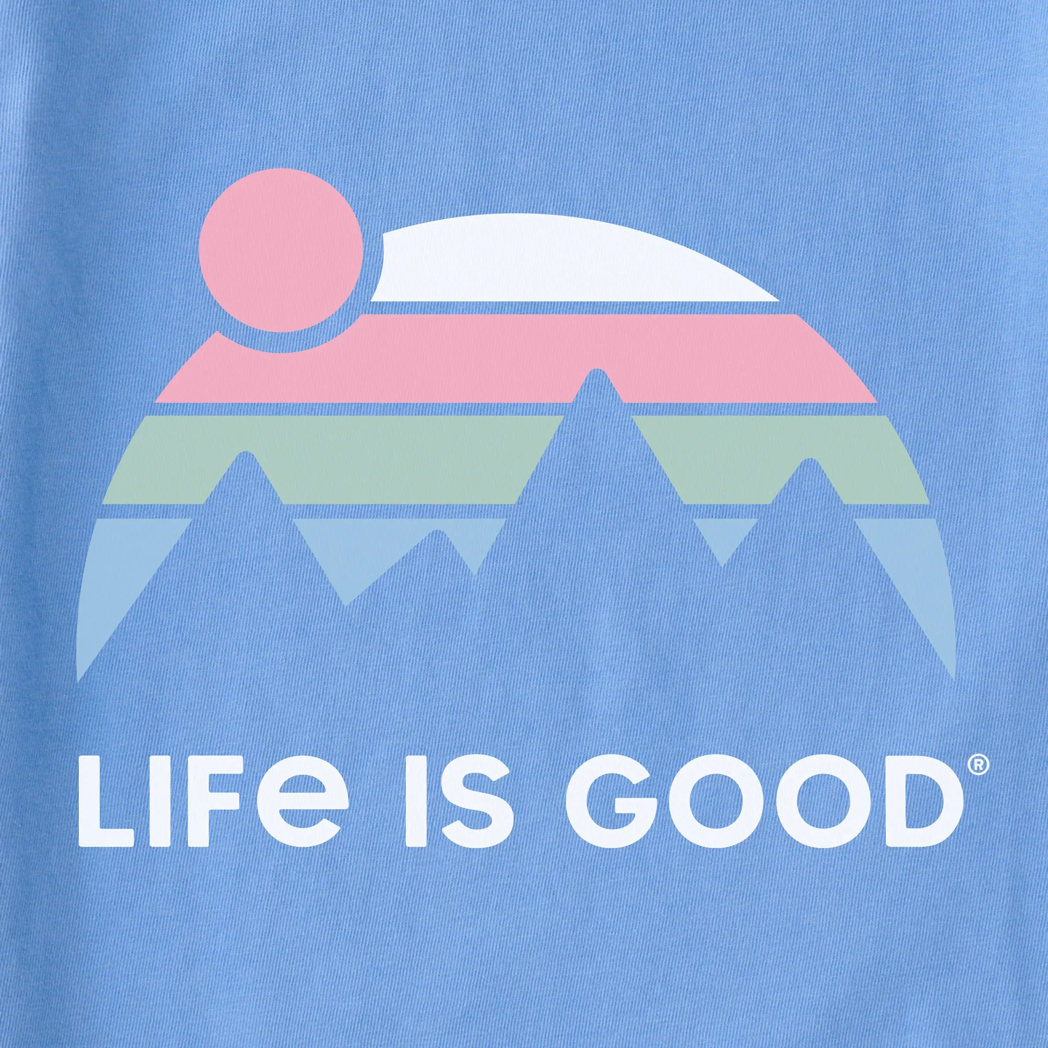 Women's Retro Mountains Simply True Fleece Zip Hoodie Life is Good