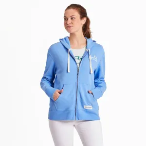 Women's Retro Mountains Simply True Fleece Zip Hoodie Life is Good