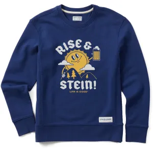 Women's Rise and Stein Simply True Fleece Crew Life is Good
