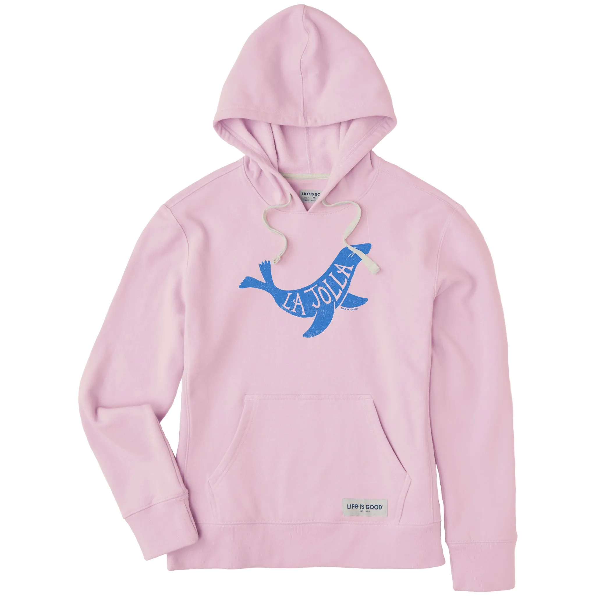 Women's Sea Lion La Jolla Simply True Fleece Hoodie Life is Good