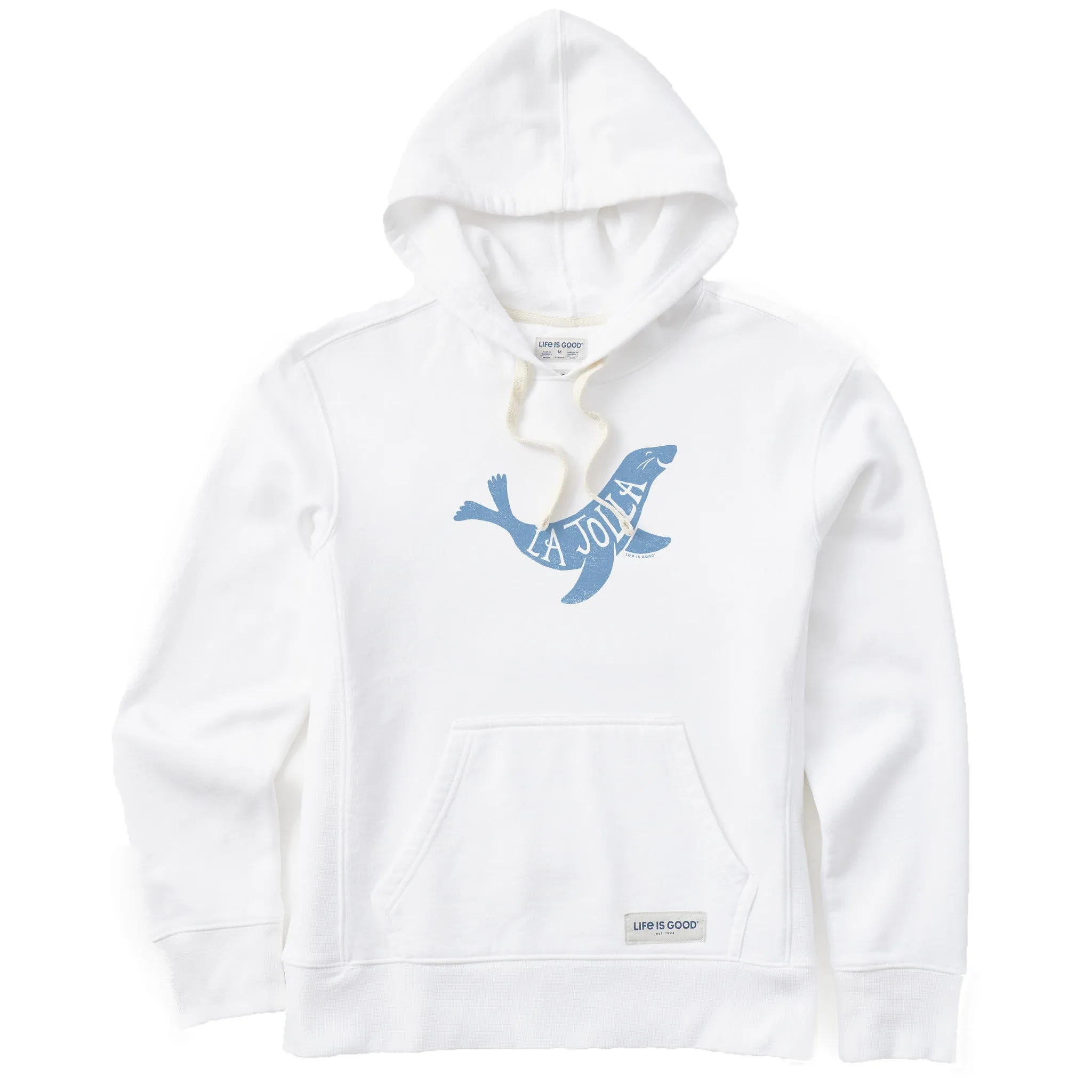 Women's Sea Lion La Jolla Simply True Fleece Hoodie Life is Good