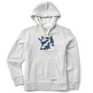 Women's Sea Lion Silhouettes Simply True Fleece Hoodie Life is Good