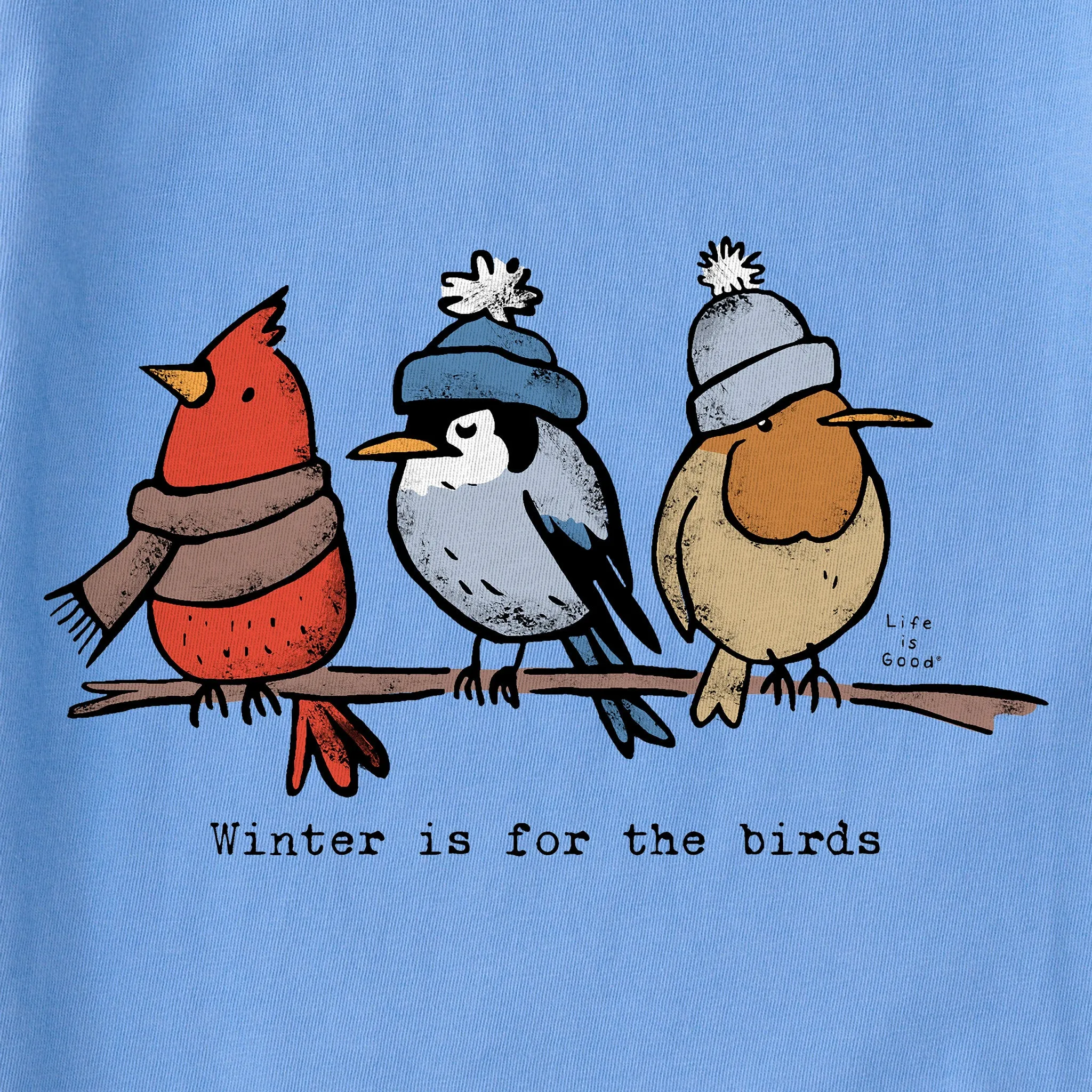 Women's Shady Winter is for the Birds Simply True Crew Life is Good