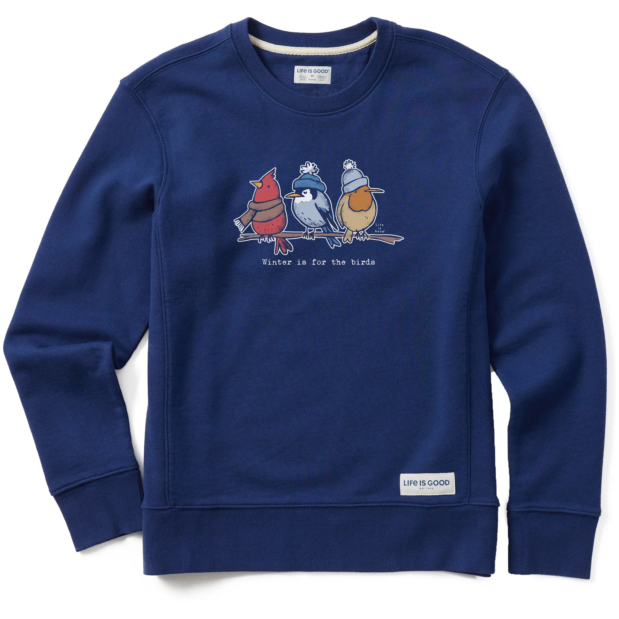 Women's Shady Winter is for the Birds Simply True Crew Life is Good