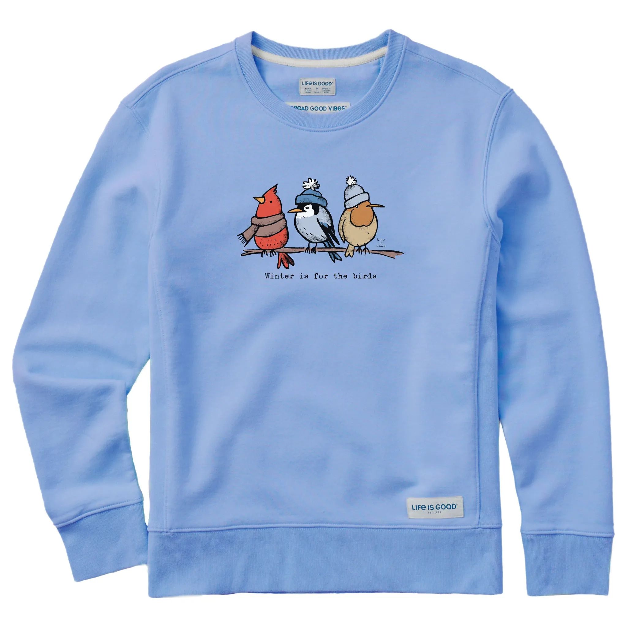 Women's Shady Winter is for the Birds Simply True Crew Life is Good