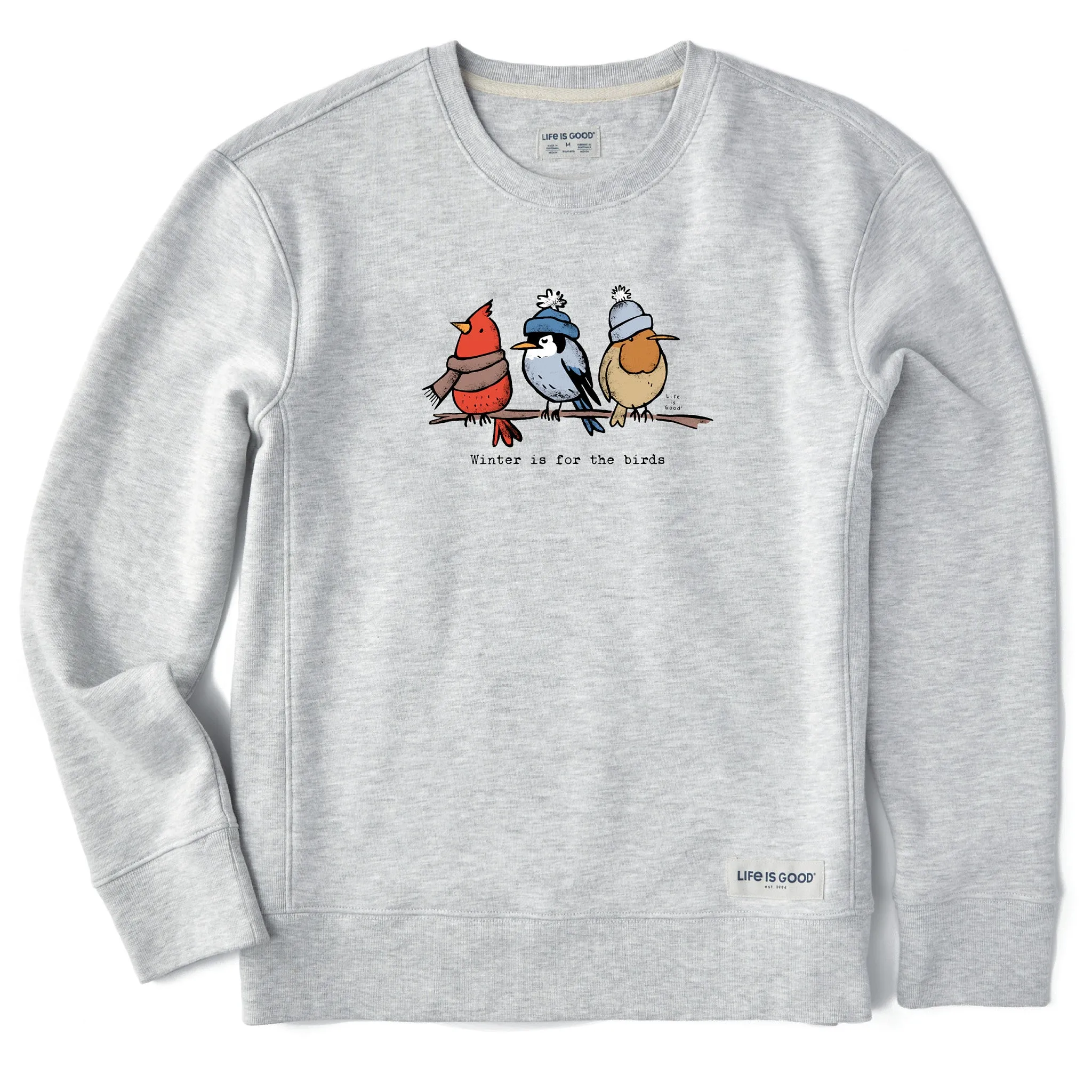 Women's Shady Winter is for the Birds Simply True Crew Life is Good