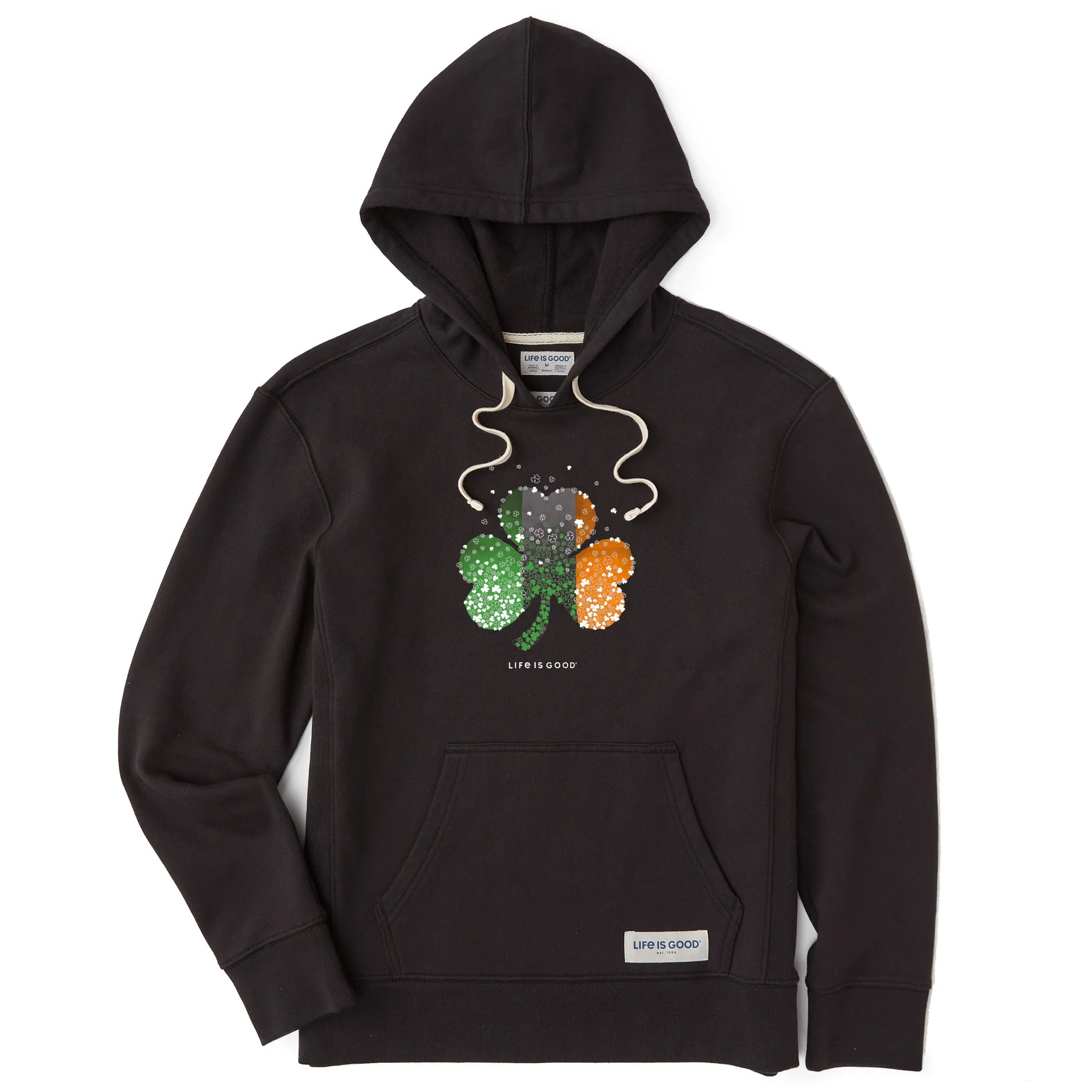 Women's Shamrock of Shamrocks Simply True Fleece Hoodie Life is Good
