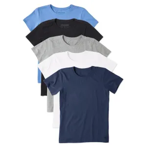 Womens Solid 5-Pack Crusher-LITE Tee  Multi 2 Life is Good