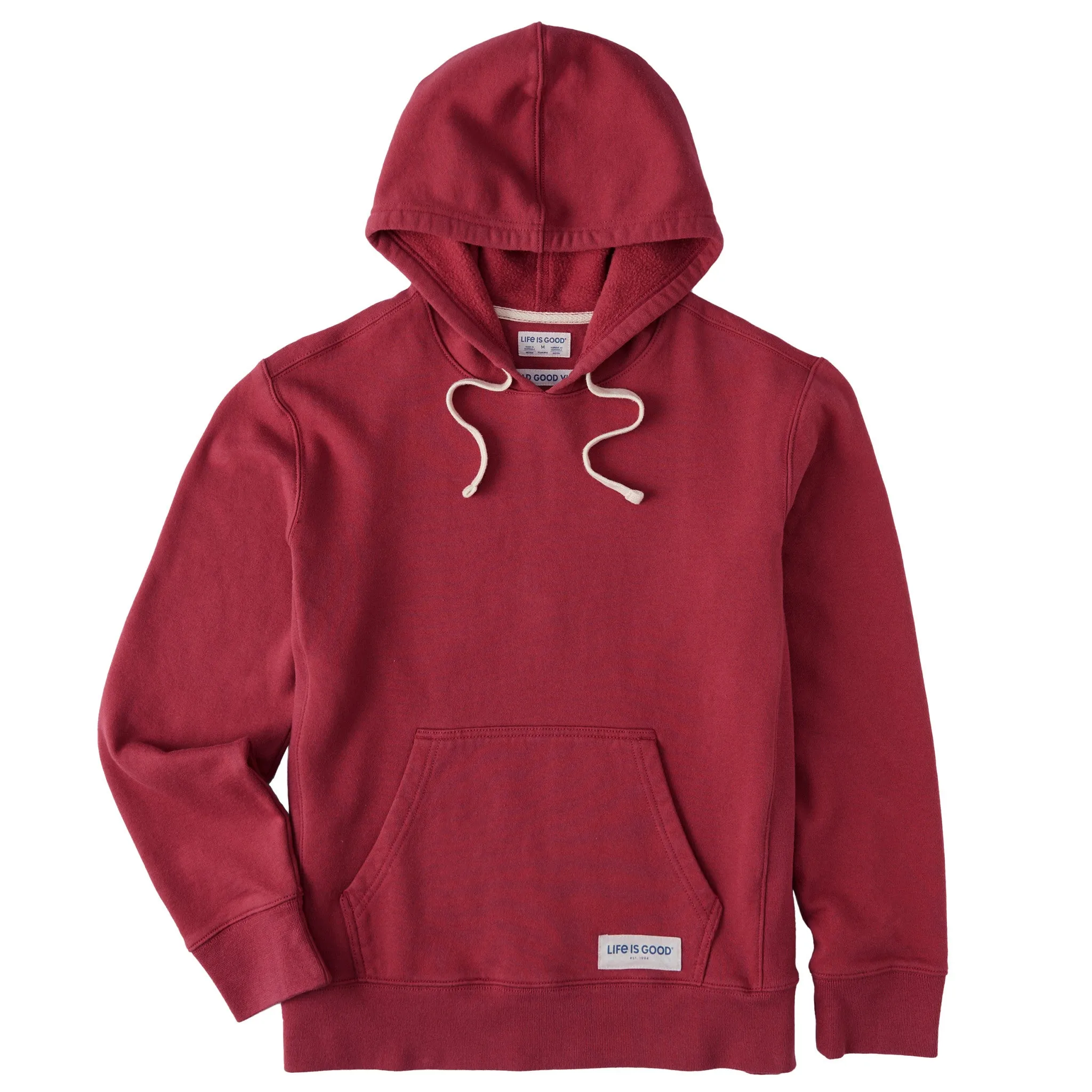 Women's Solid Simply True Fleece Hoodie Life is Good
