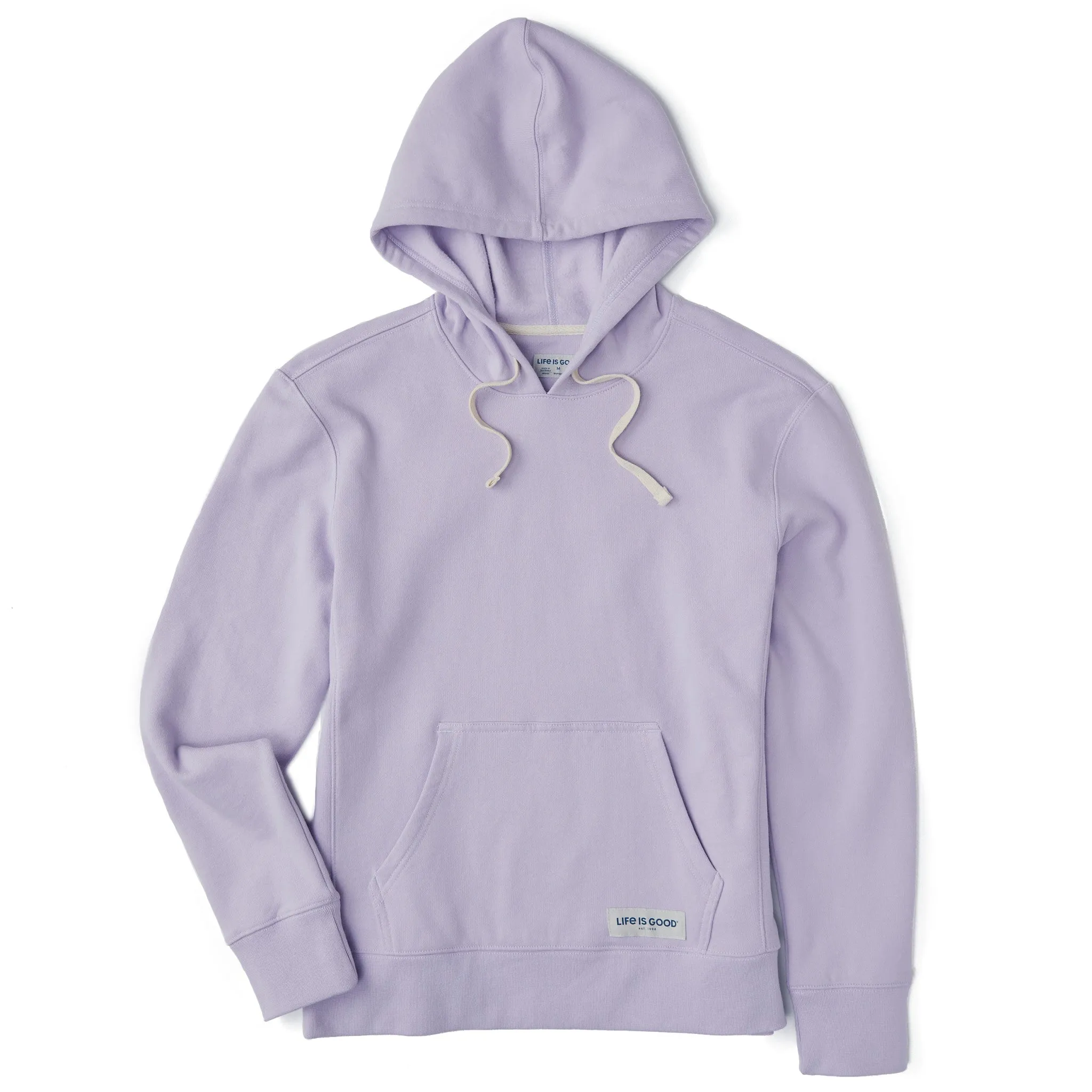 Women's Solid Simply True Fleece Hoodie Life is Good