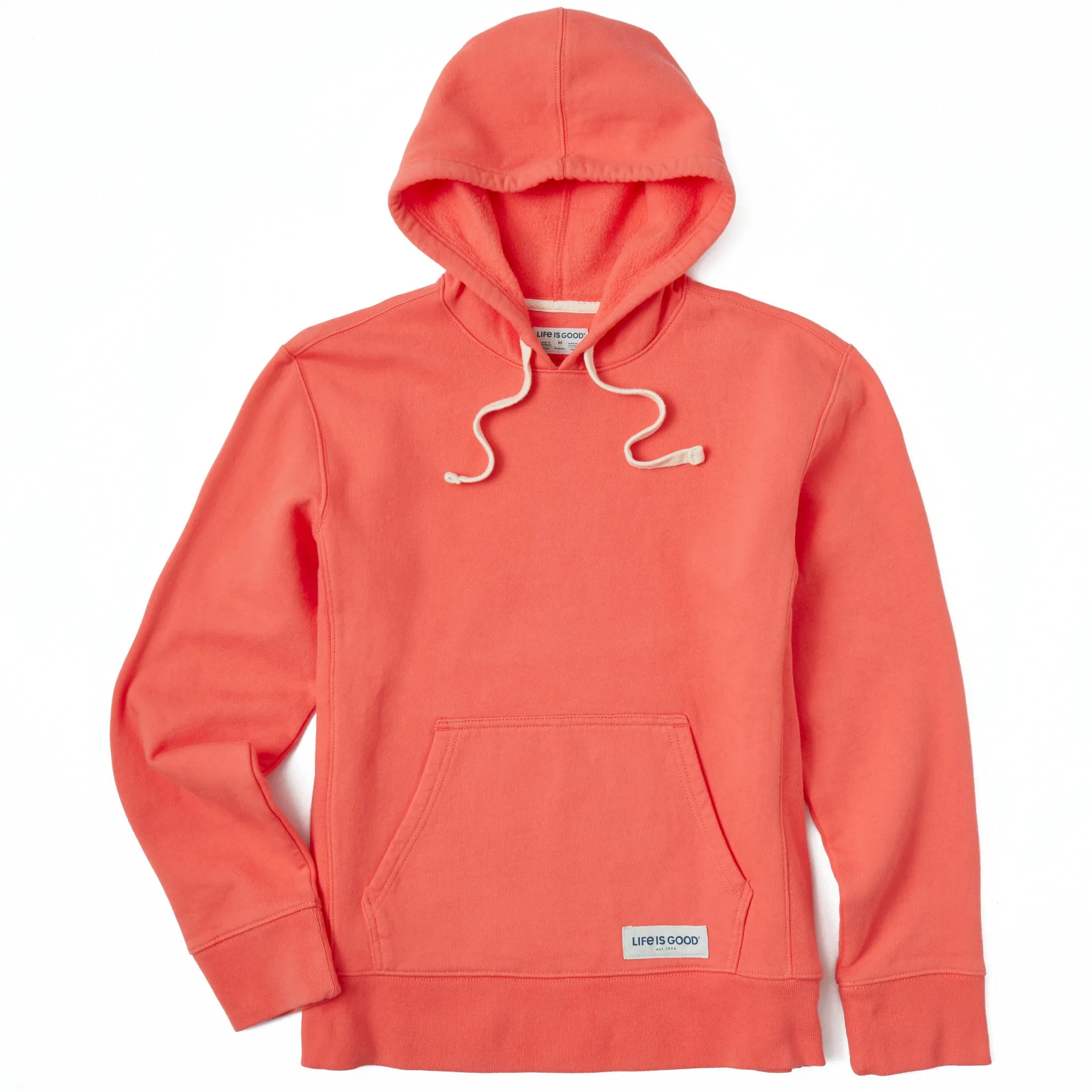 Women's Solid Simply True Fleece Hoodie Life is Good