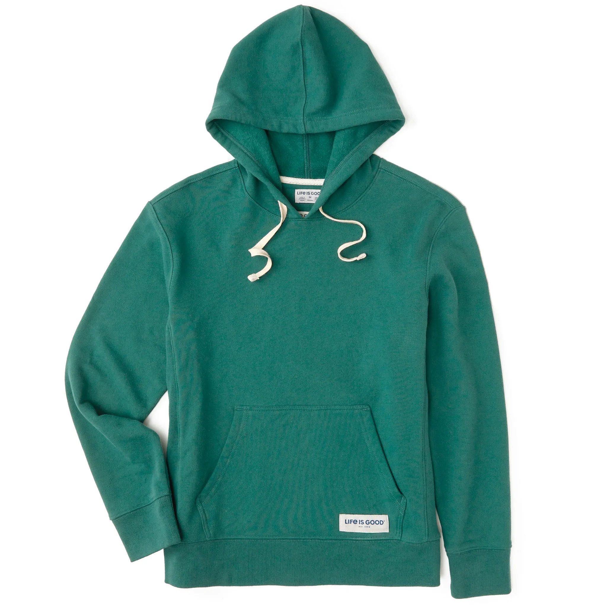 Women's Solid Simply True Fleece Hoodie Life is Good
