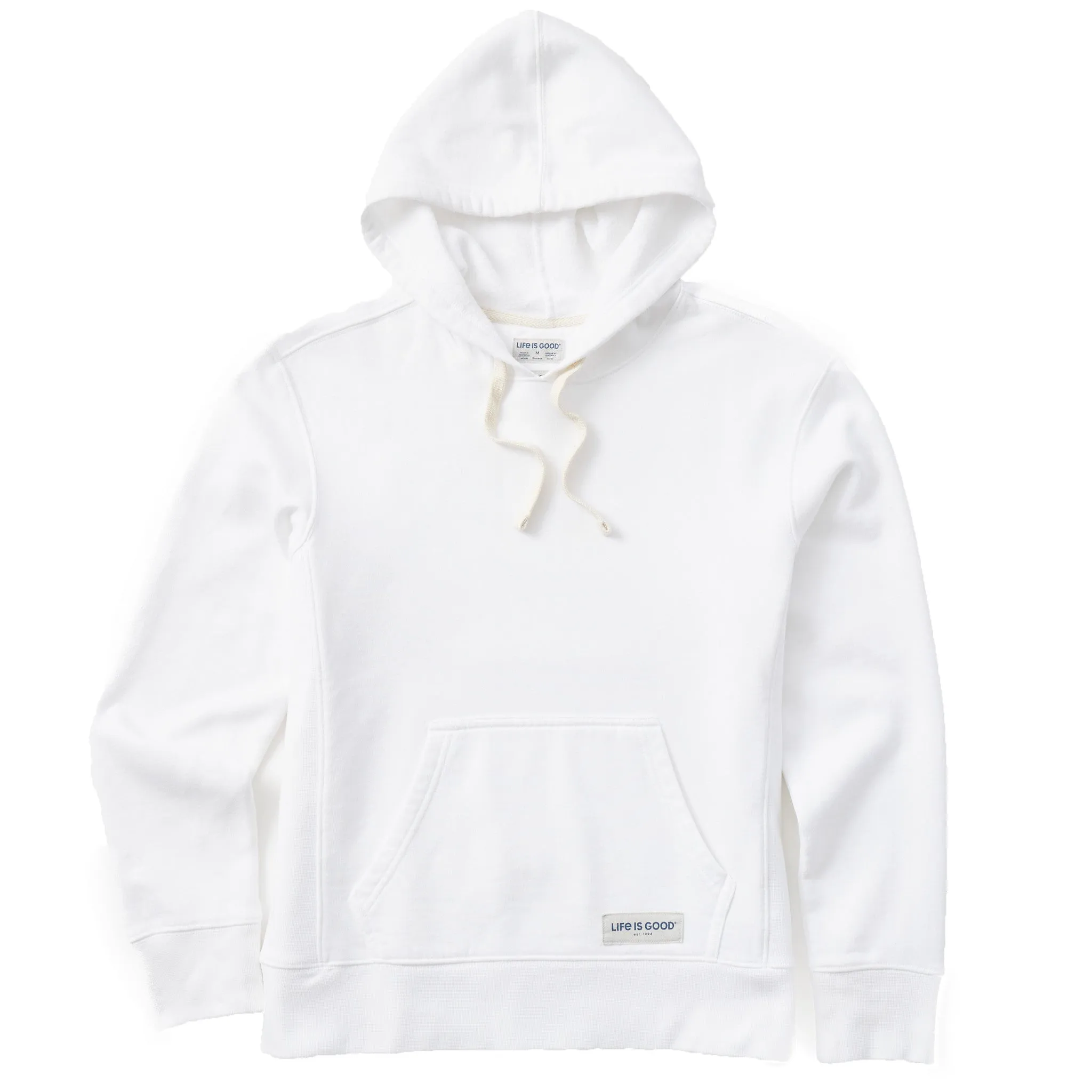 Women's Solid Simply True Fleece Hoodie Life is Good