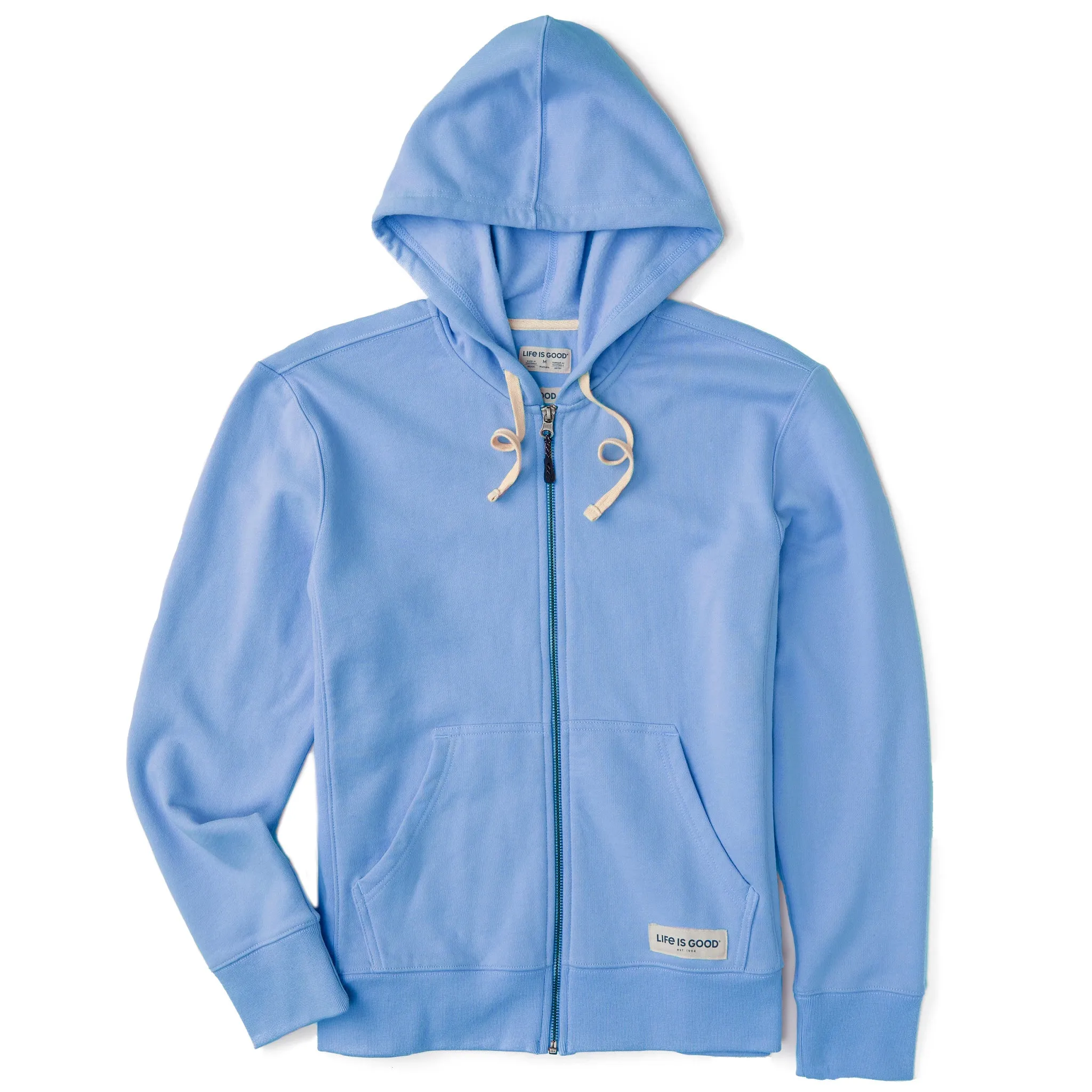 Women's Solid Simply True Fleece Zip Hoodie Life is Good