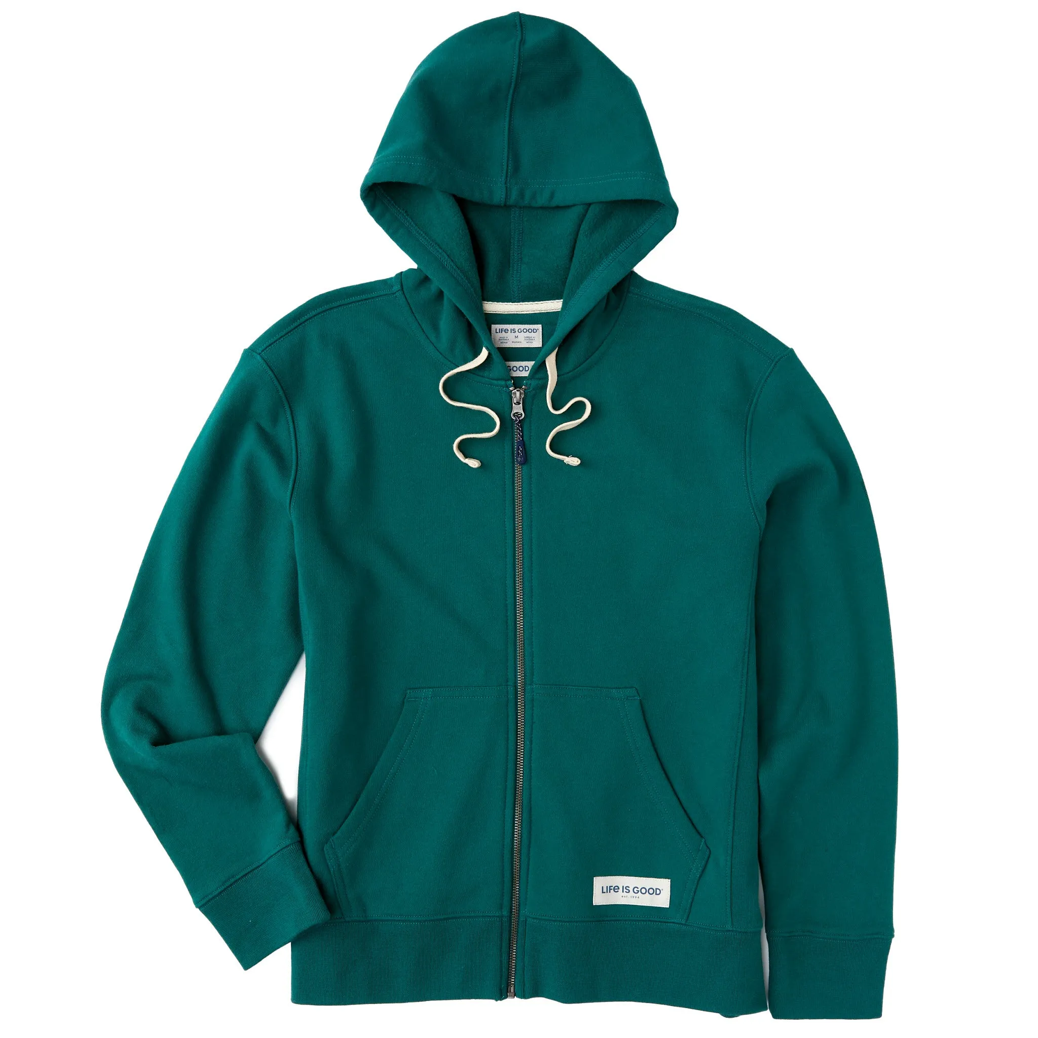 Women's Solid Simply True Fleece Zip Hoodie Life is Good