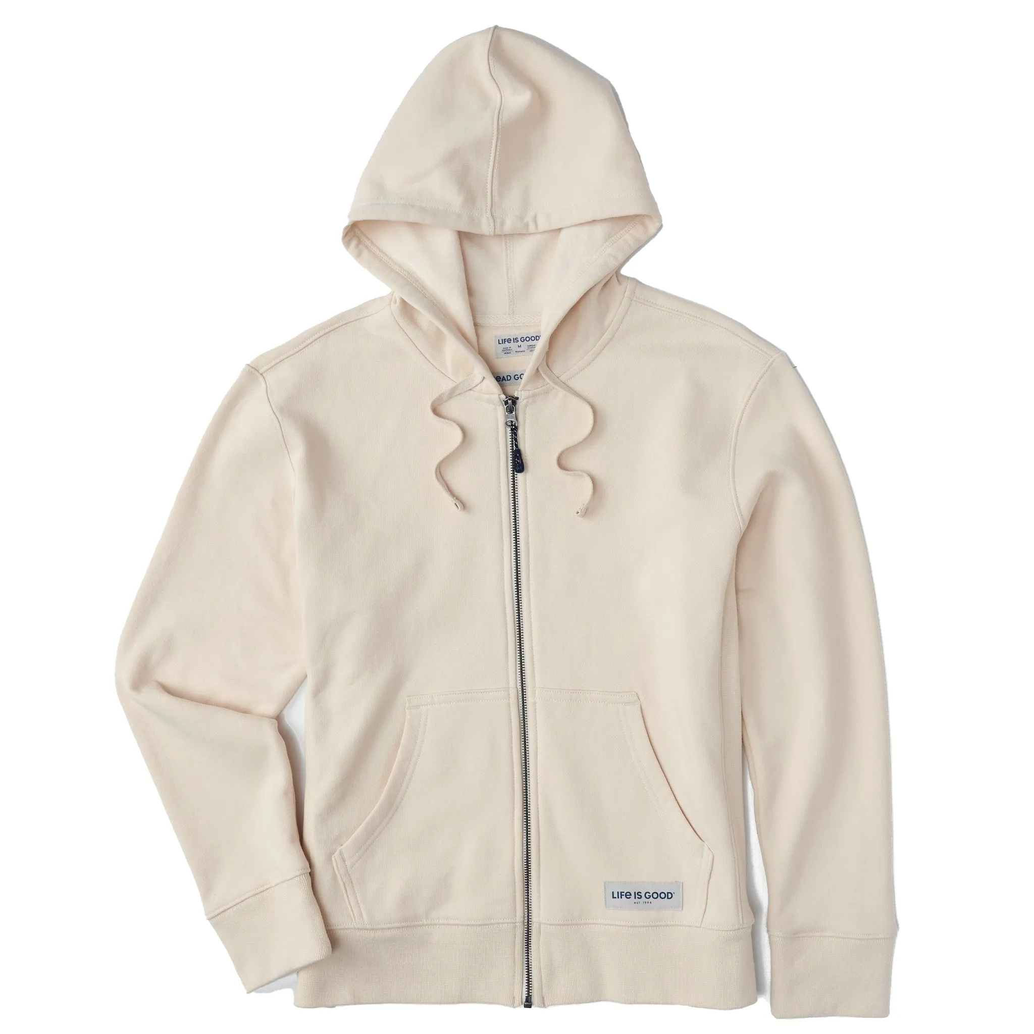 Women's Solid Simply True Fleece Zip Hoodie Life is Good