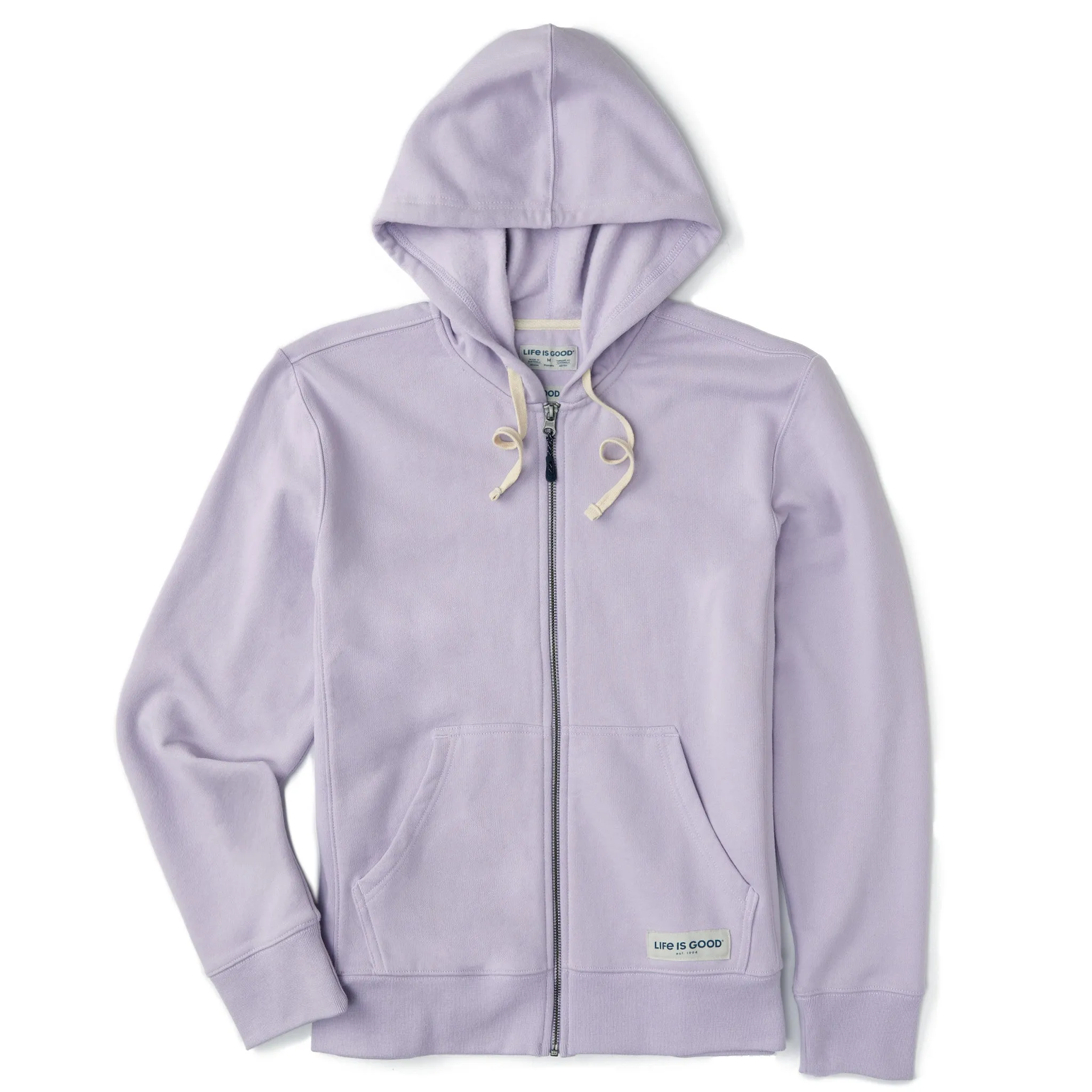 Women's Solid Simply True Fleece Zip Hoodie Life is Good