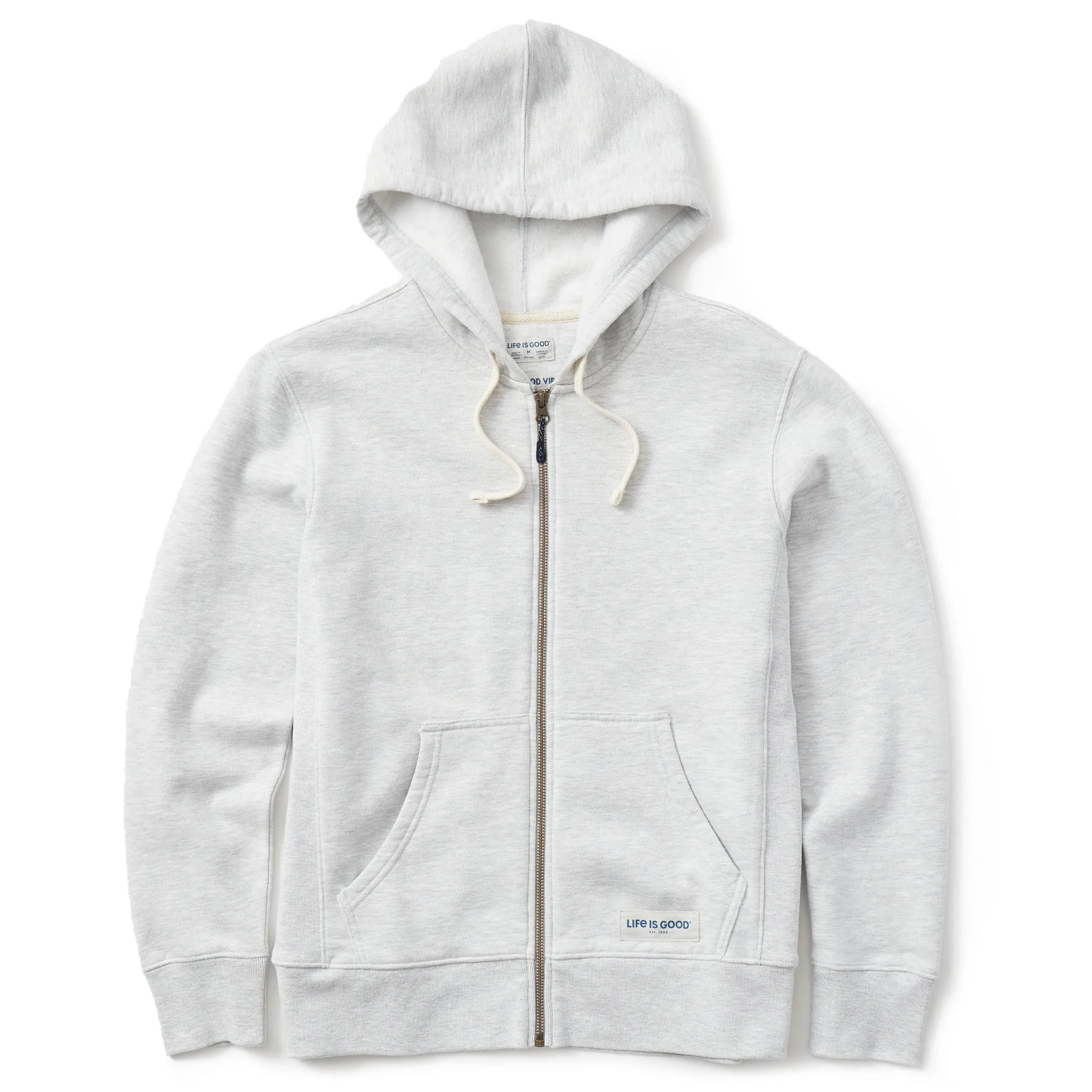 Women's Solid Simply True Fleece Zip Hoodie Life is Good
