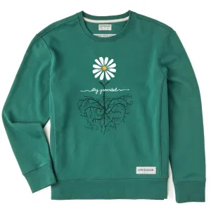 Women's Stay Grounded Simply True Crew Life is Good