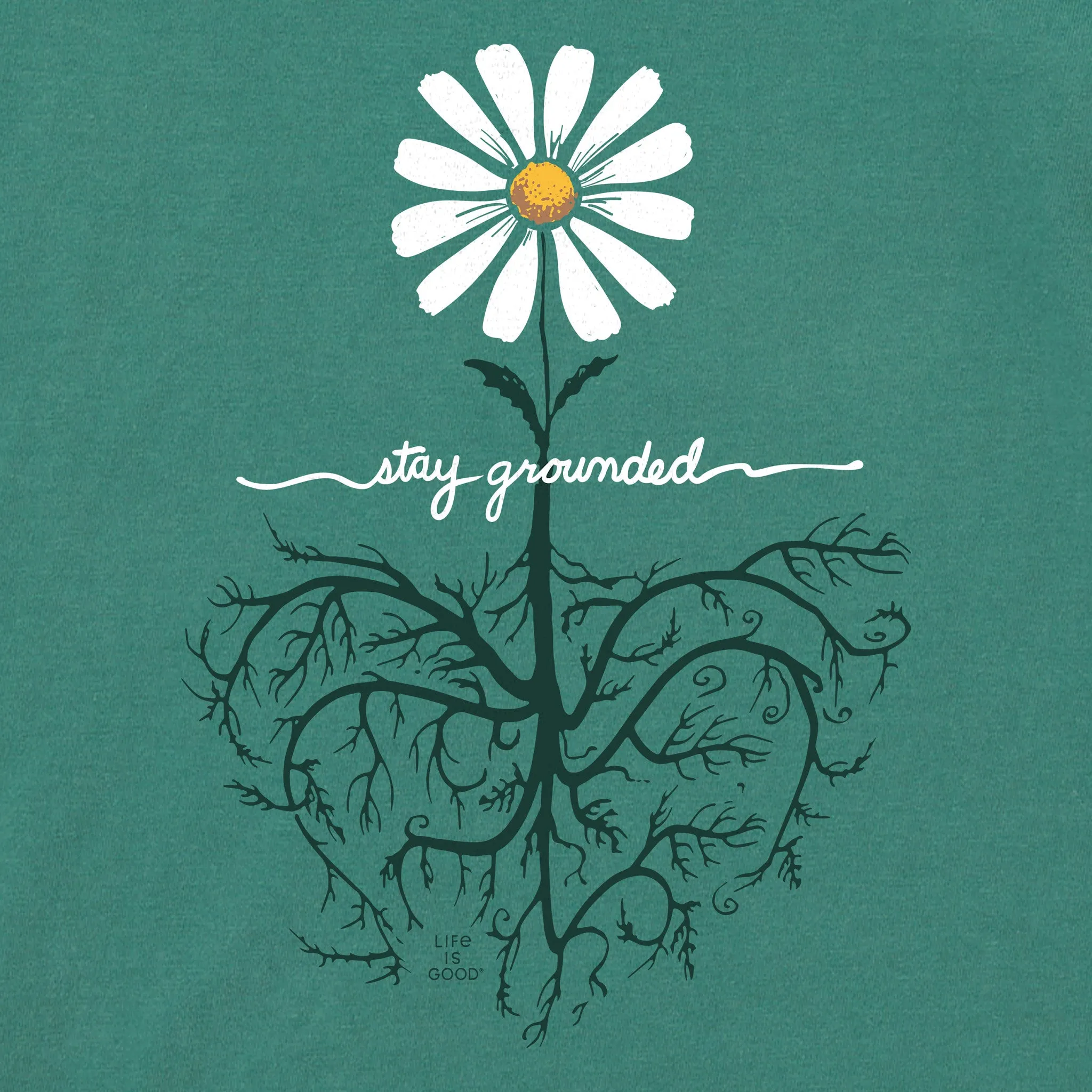 Women's Stay Grounded Simply True Crew Life is Good