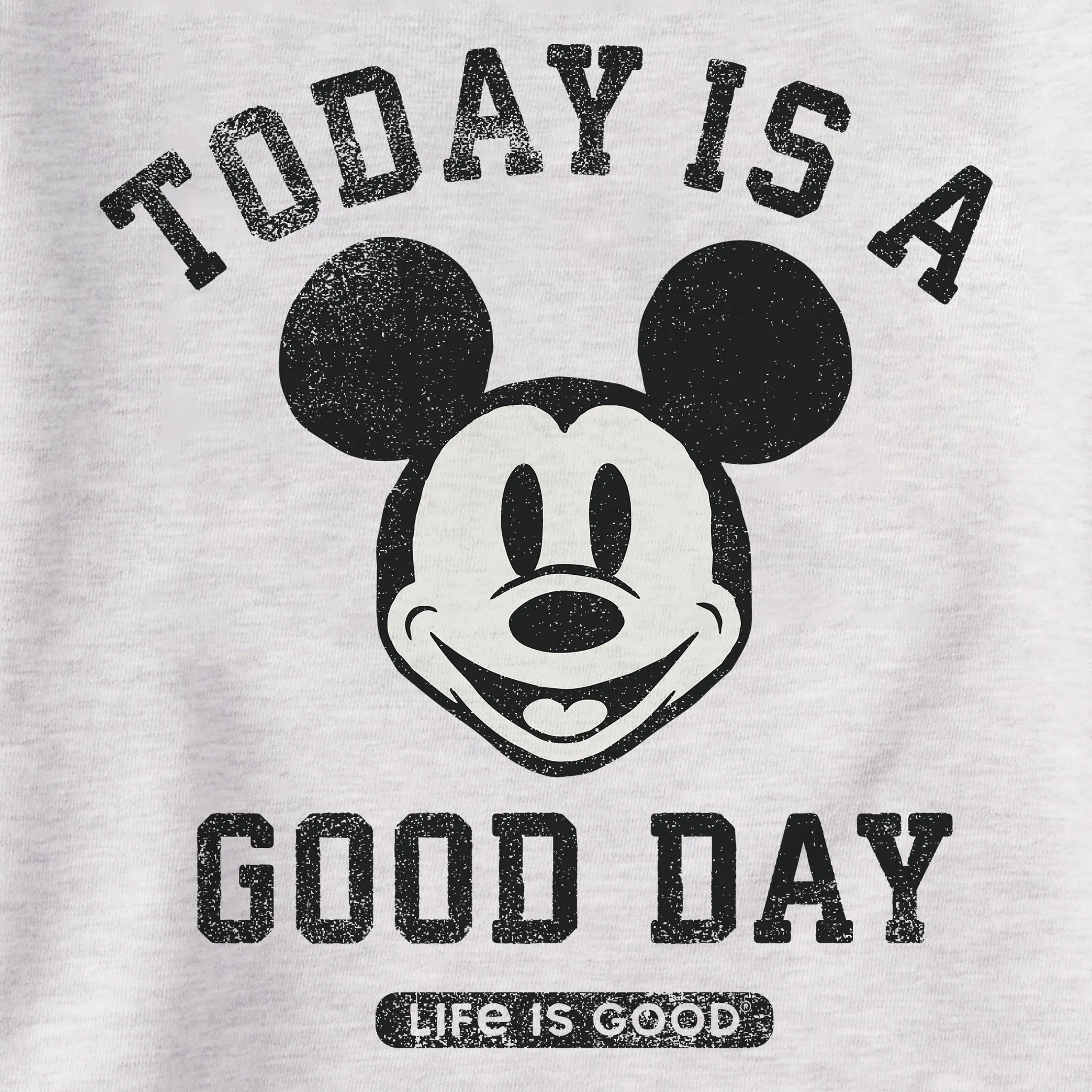 Women's Steamboat Willie Good Day Simply True Fleece Hoodie Life is Good