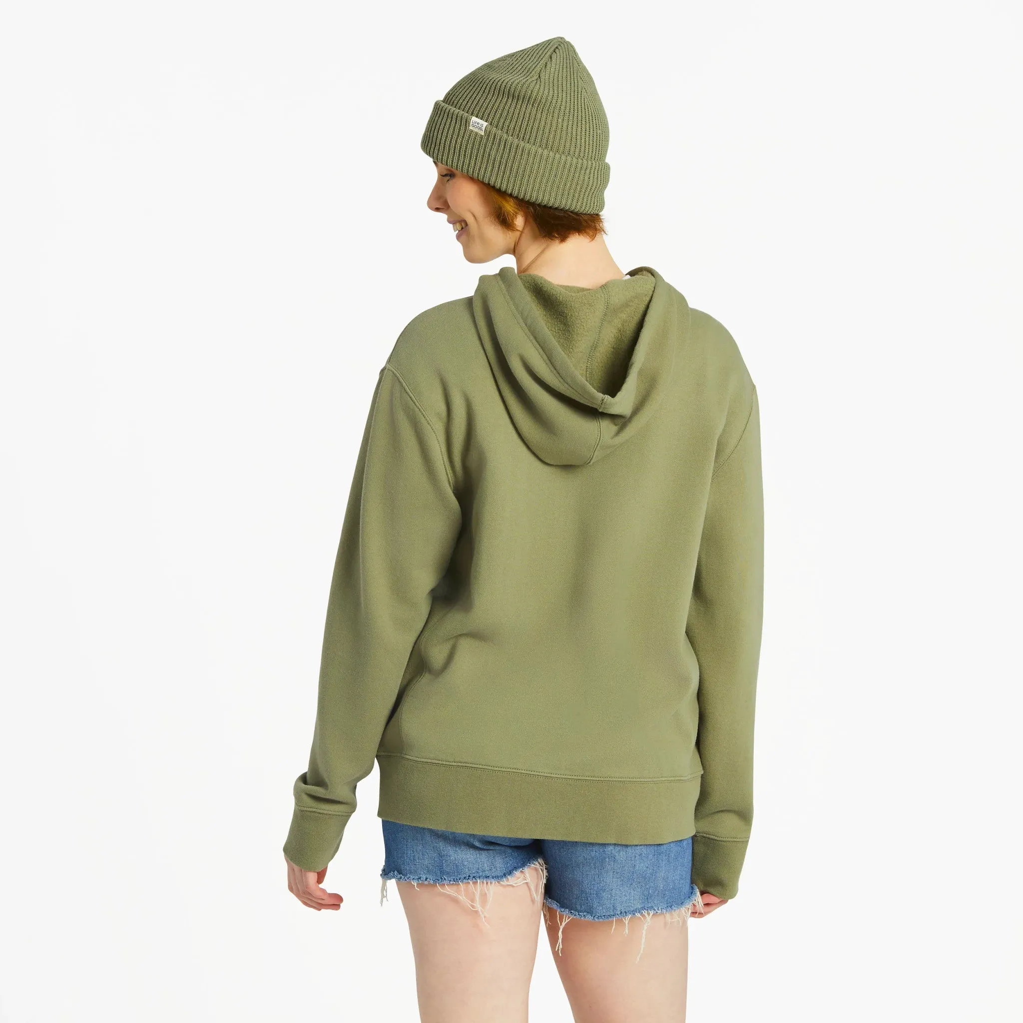 Women's Sunflower Simply True Fleece Zip Hoodie Life is Good